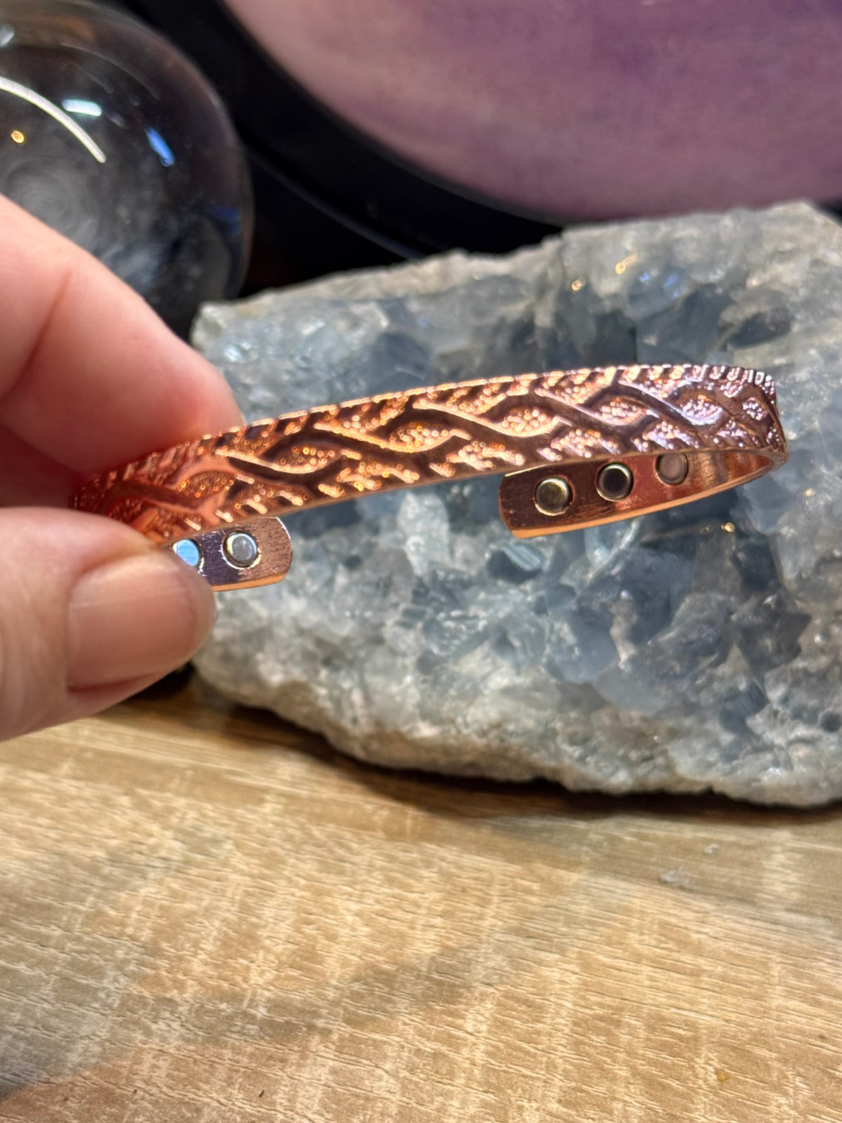 Bracelet magnétique avec aimants - I