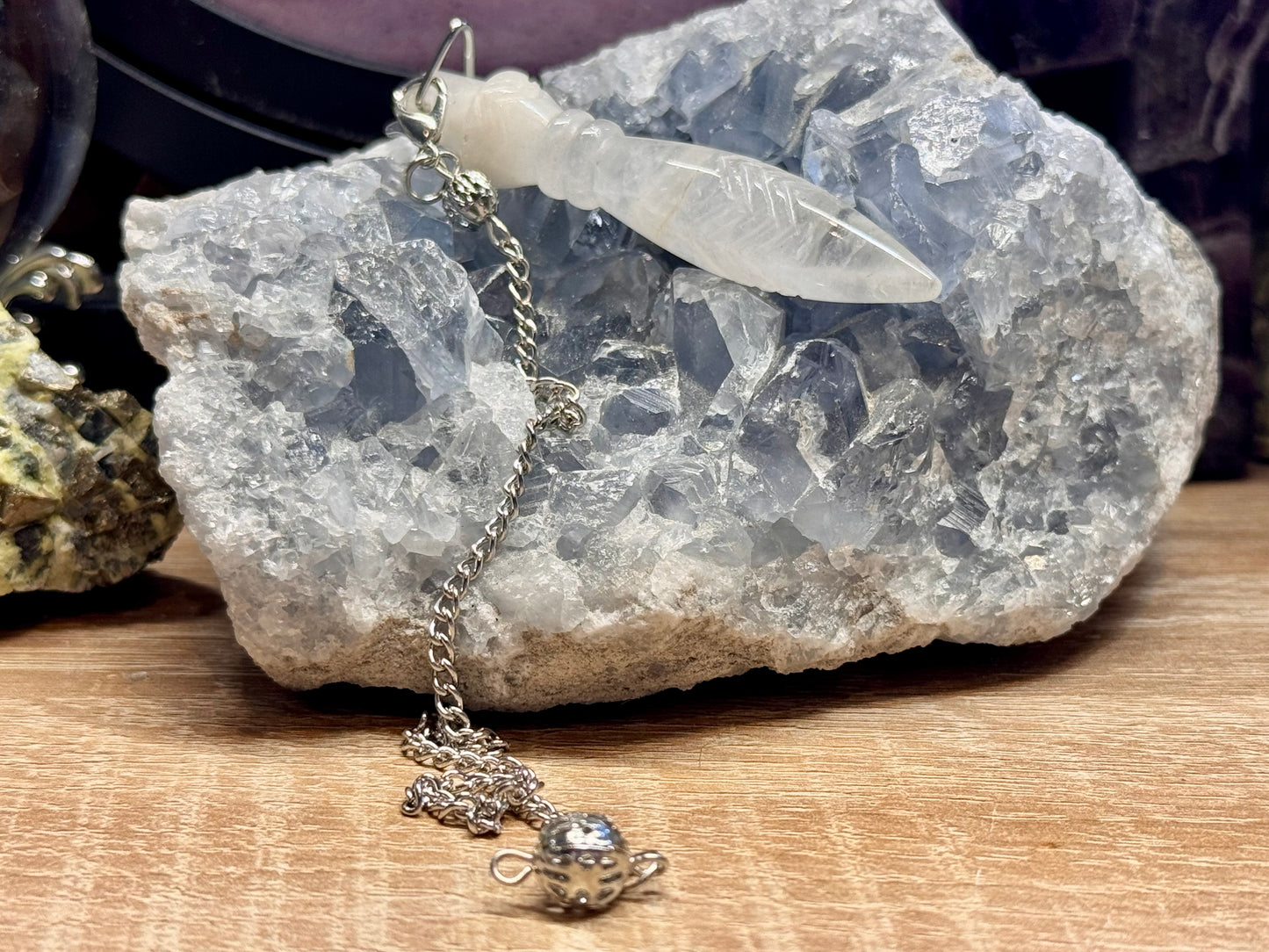 Pendule Thot en Cristal de Roche