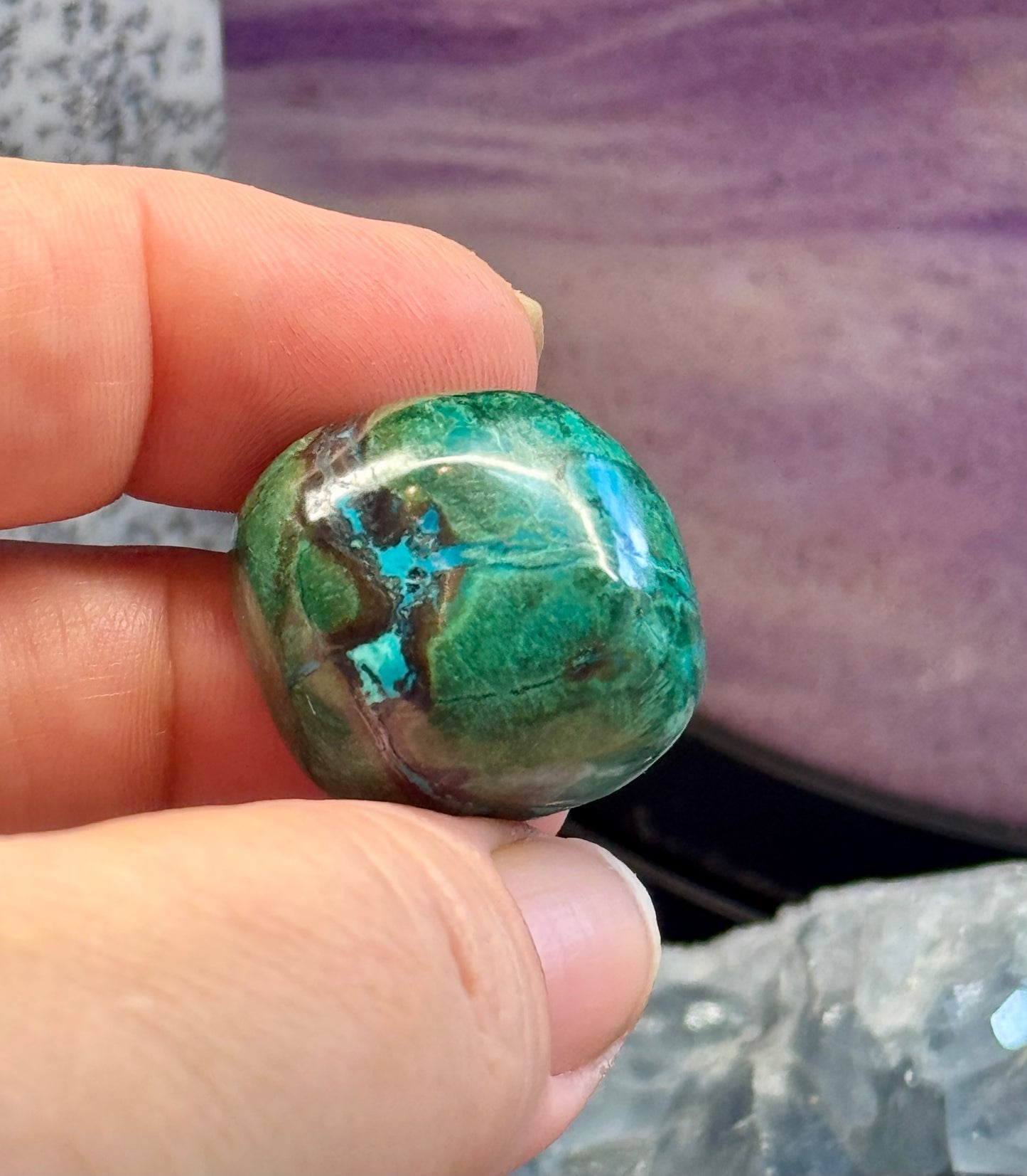 Pierres roulées de Chrysocolle