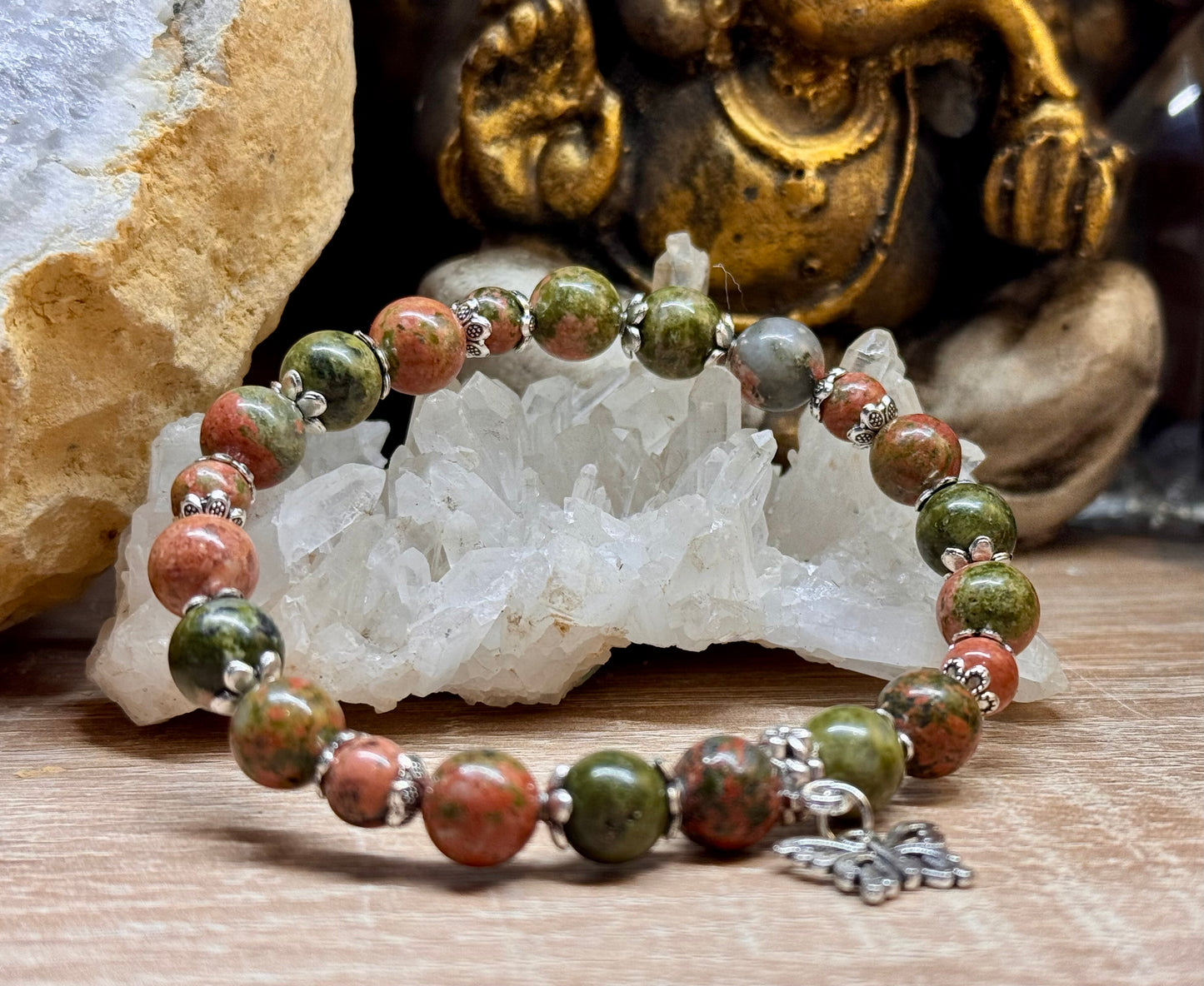 Bracelet Unakite "Équilibre et Calme"