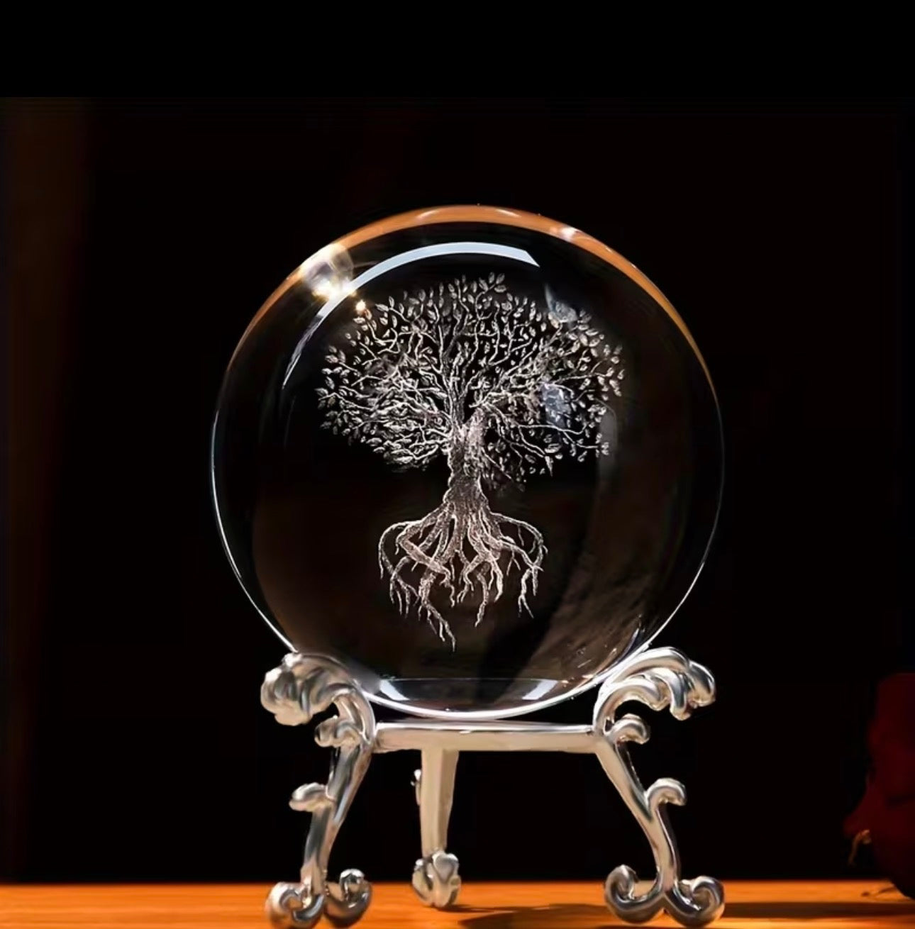 Boule de cristal Arbre et Racines