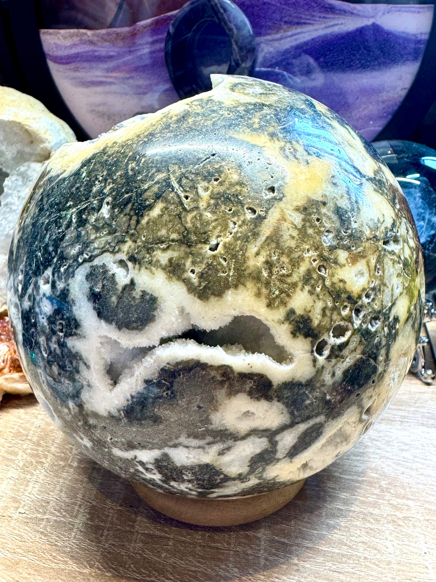 Sphère de Jaspe Orbiculaire