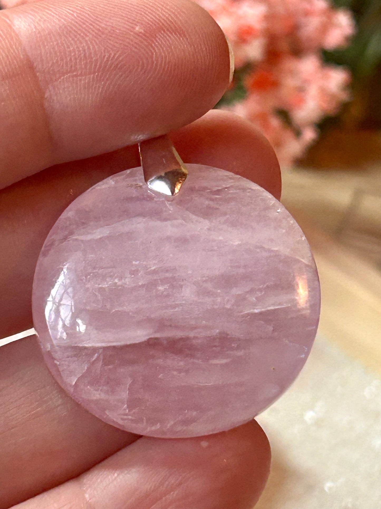 Pendentif de kunzite
