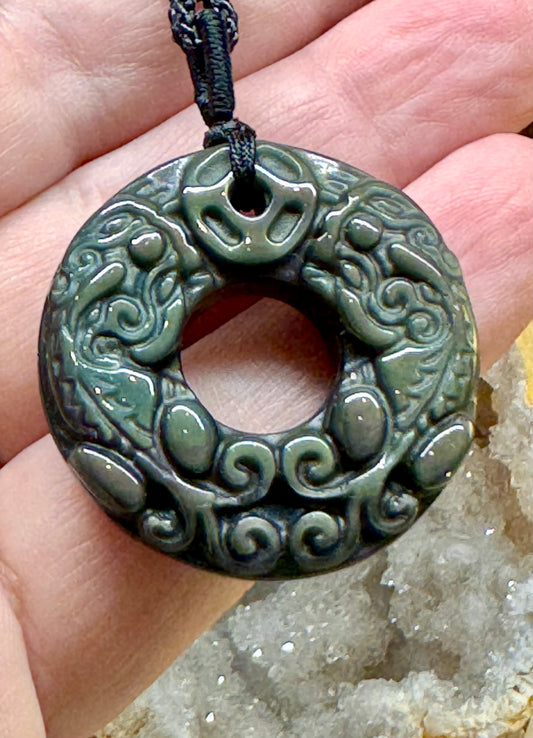 Donut en obsidienne œil céleste