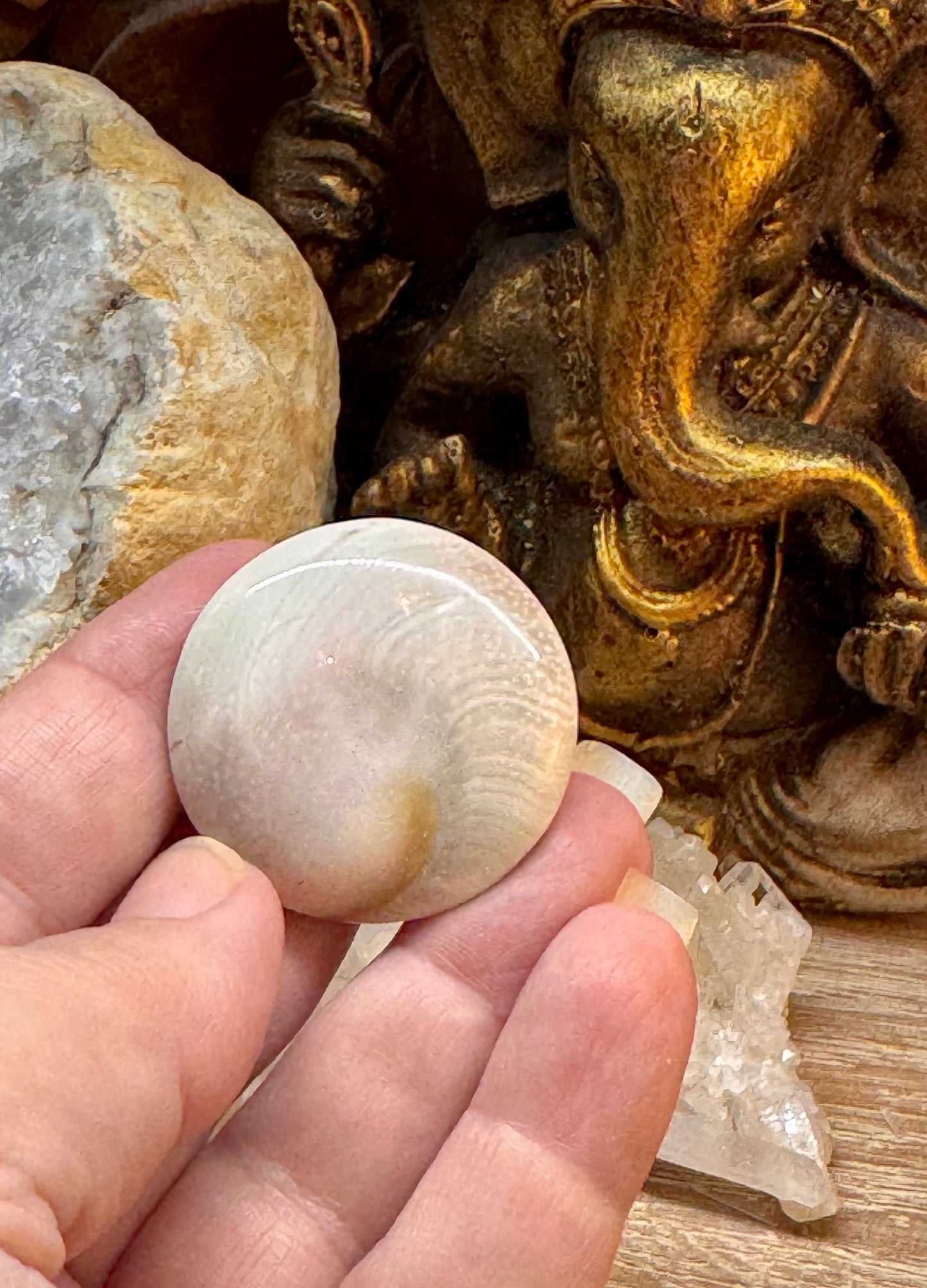 Galet rond Œil de Shiva