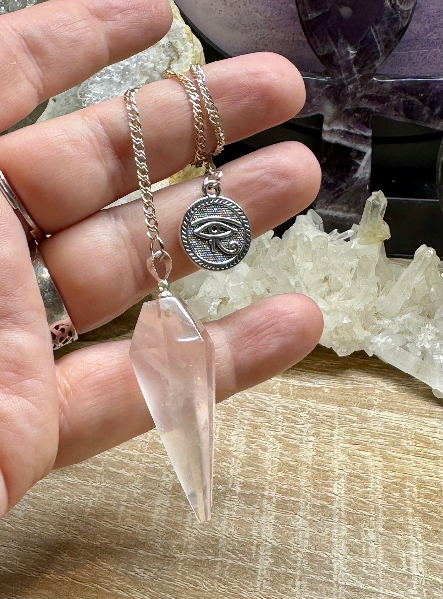 Pendule de Quartz Rose