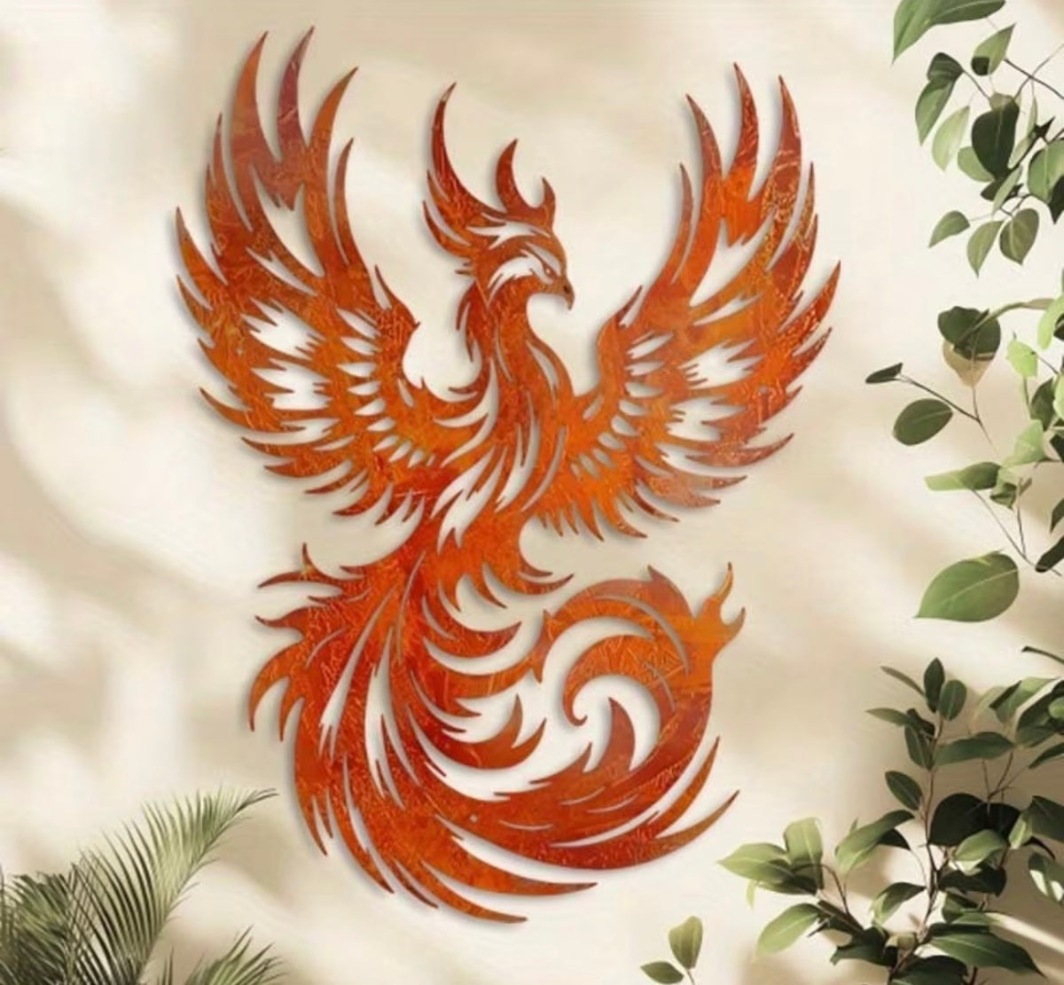Phœnix en métal doré