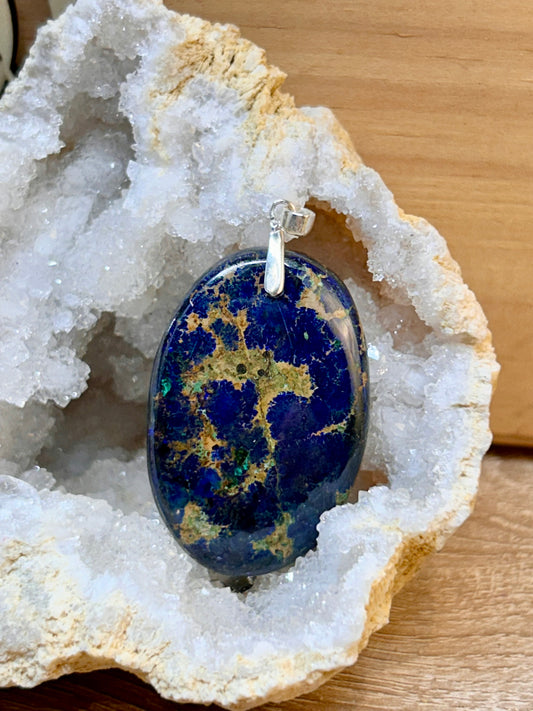 Pendentif d’azurite