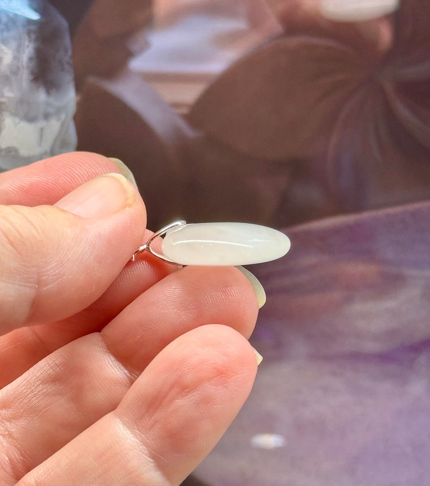 Pendentif Cœur en Quartz Cristal