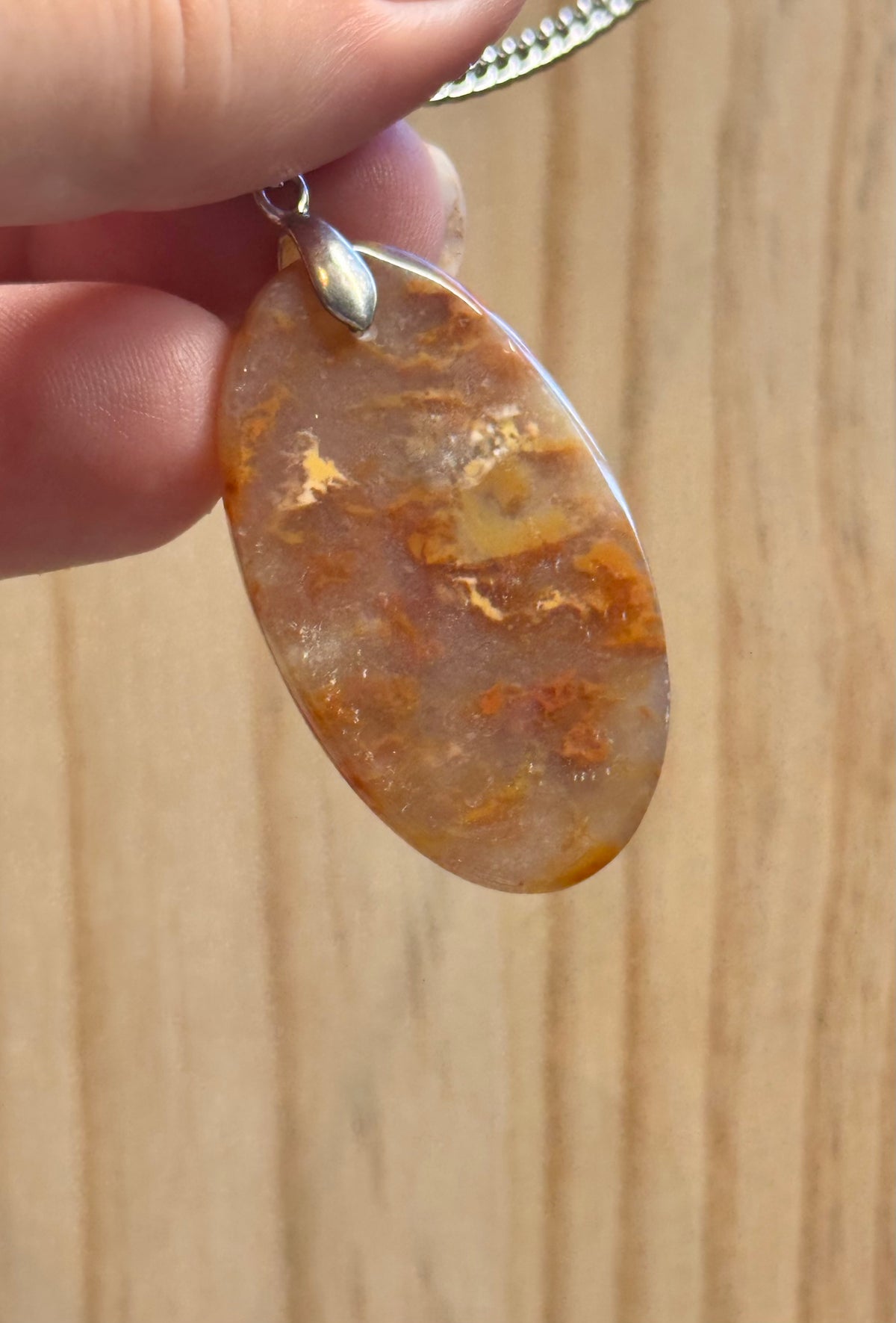 Pendentif d’Agate Rouge