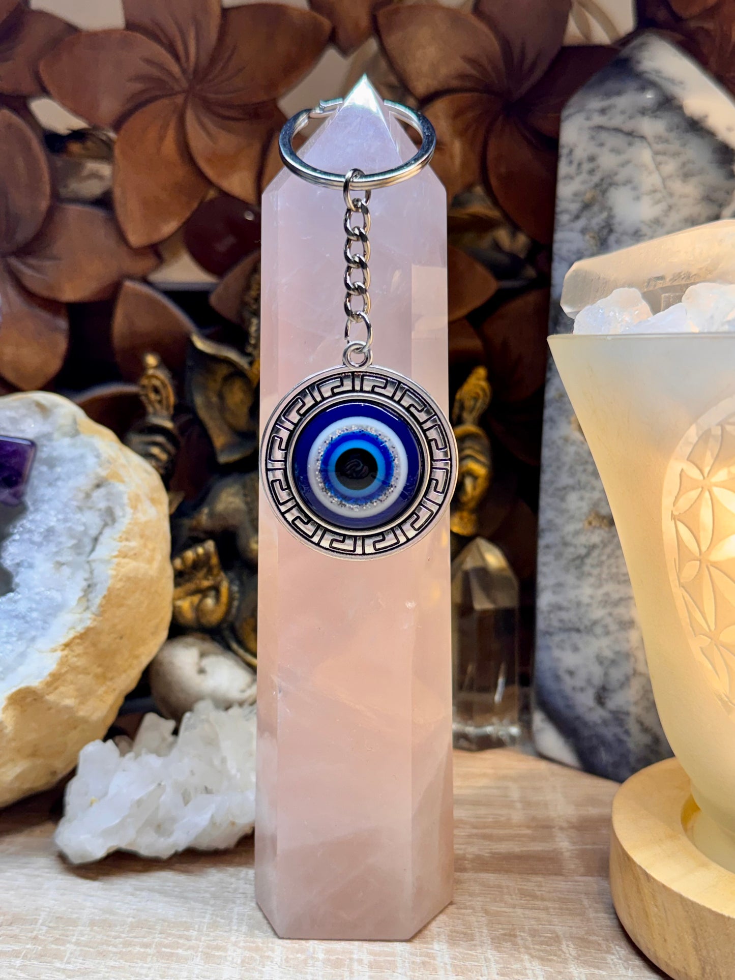 Porte-clé Oeil de Nazar et labyrinthe