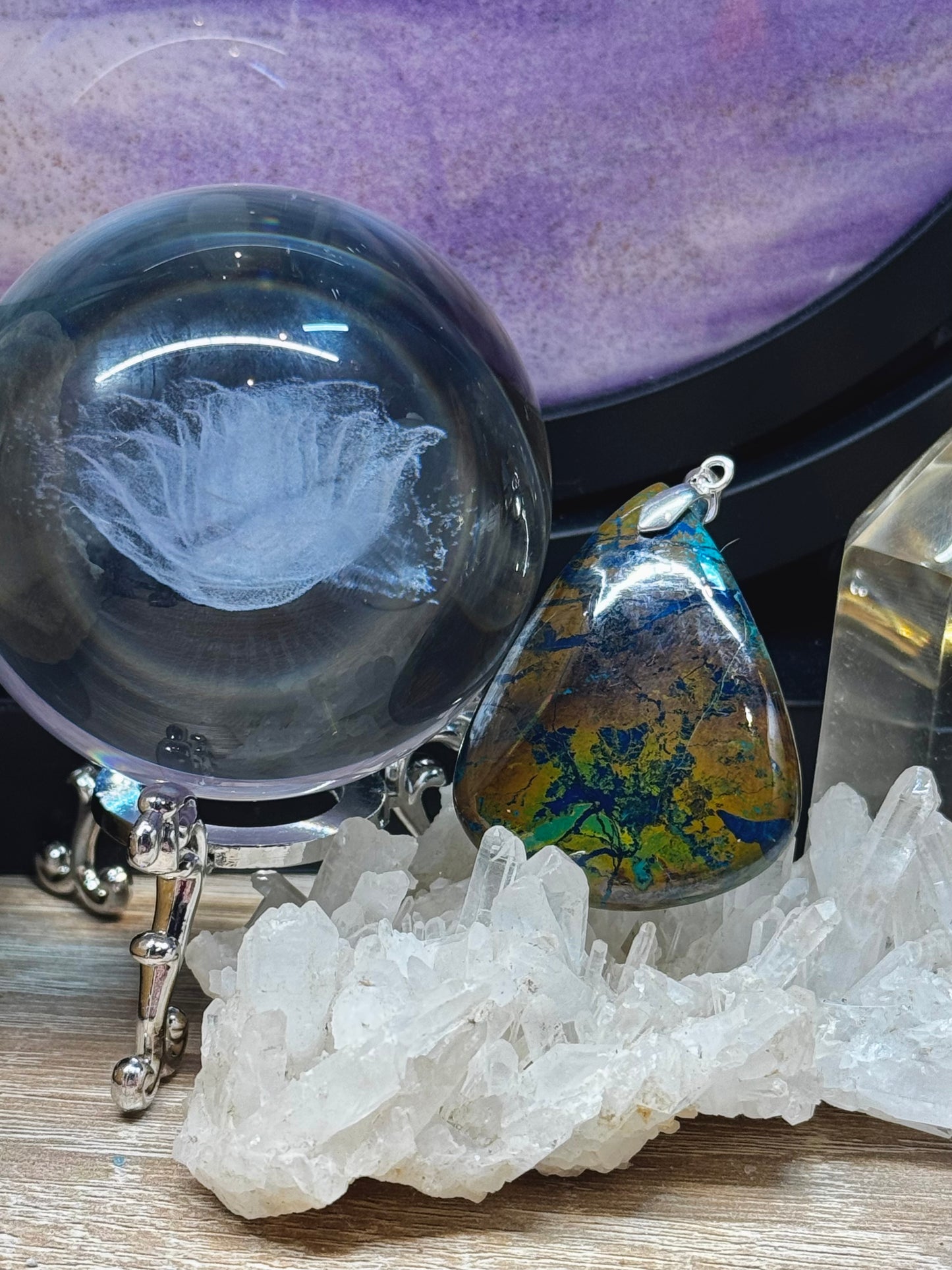 Pendentif d’Azurite