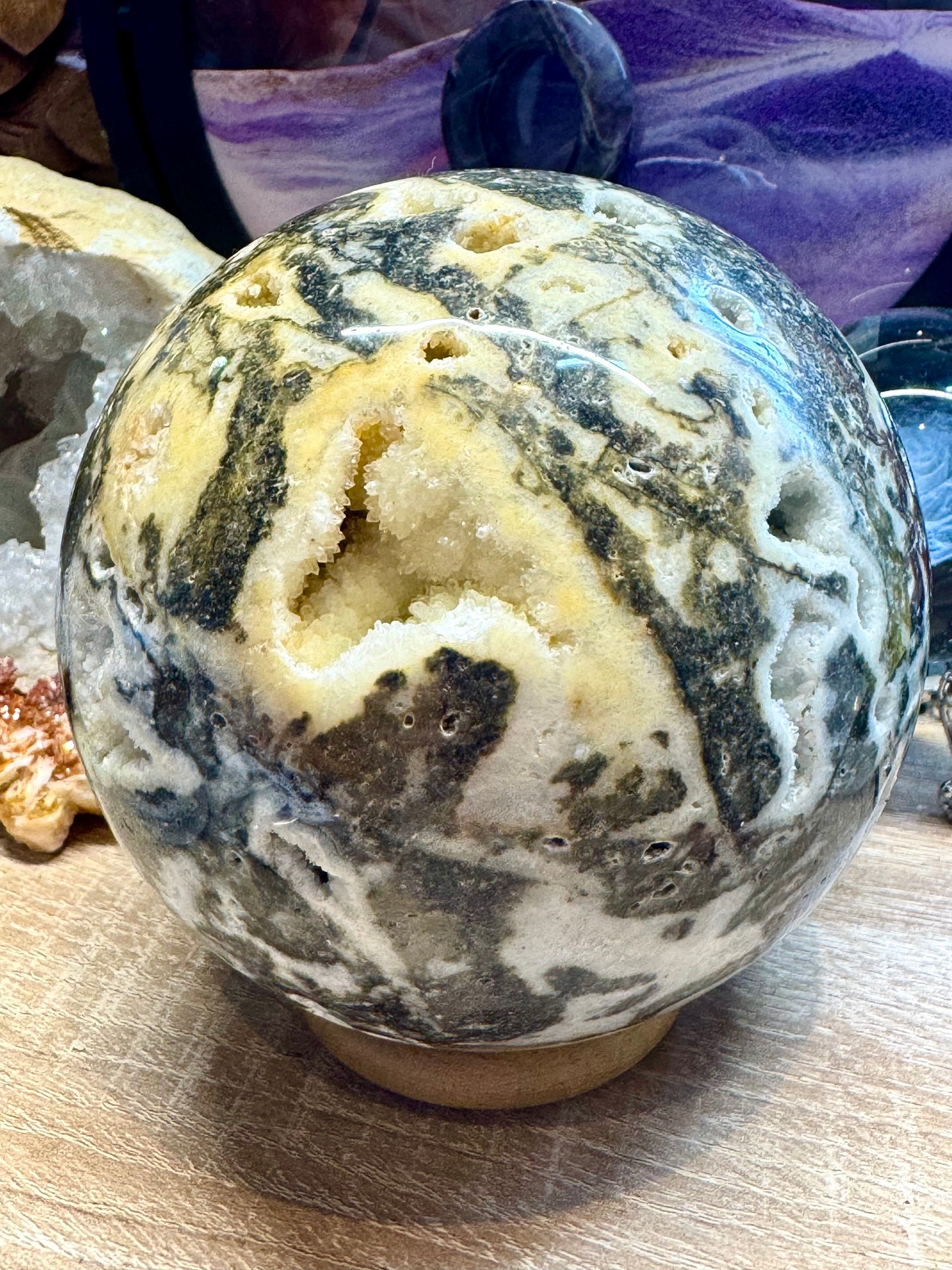 Sphère de Jaspe Orbiculaire