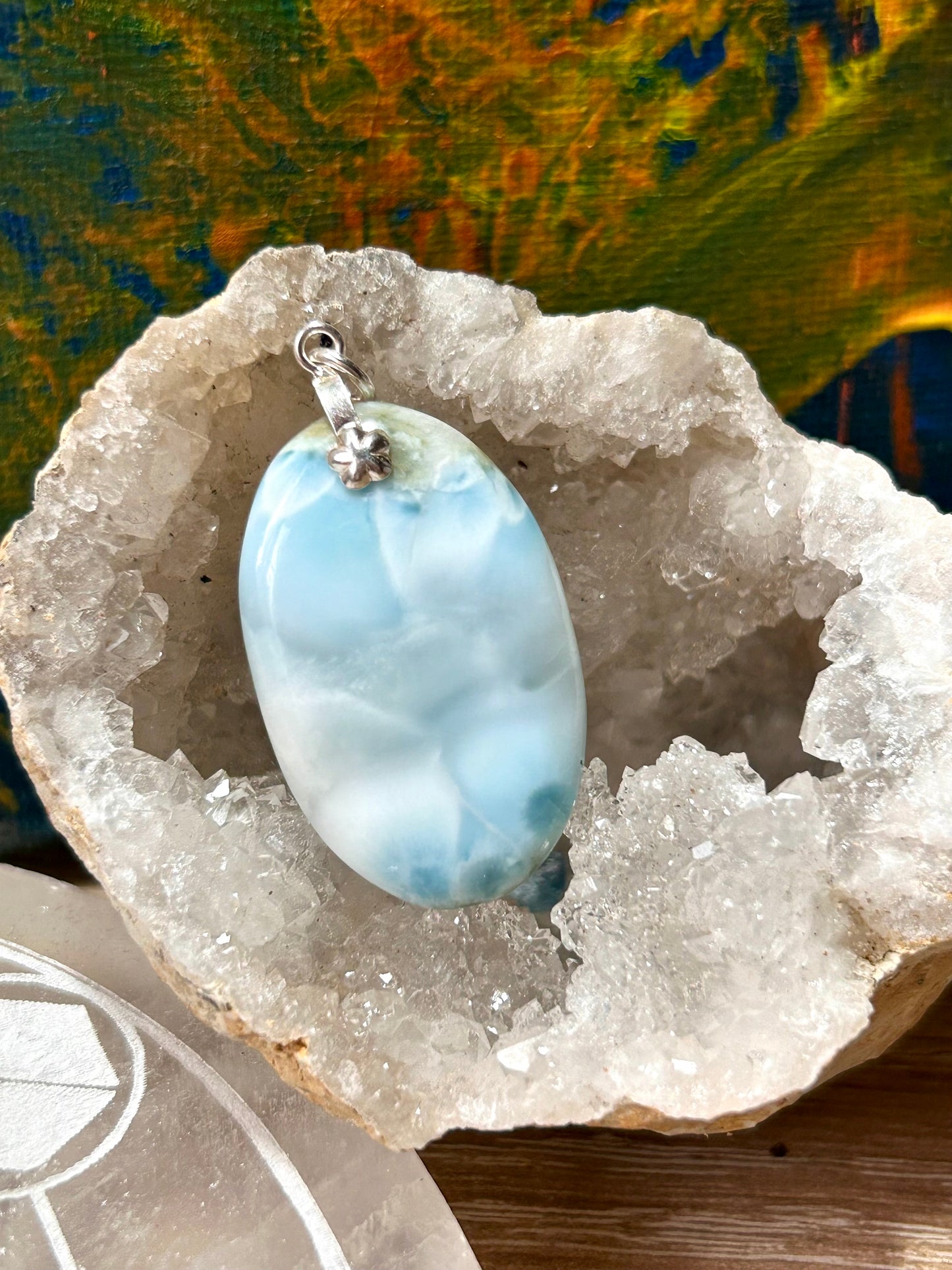 Pendentif de larimar