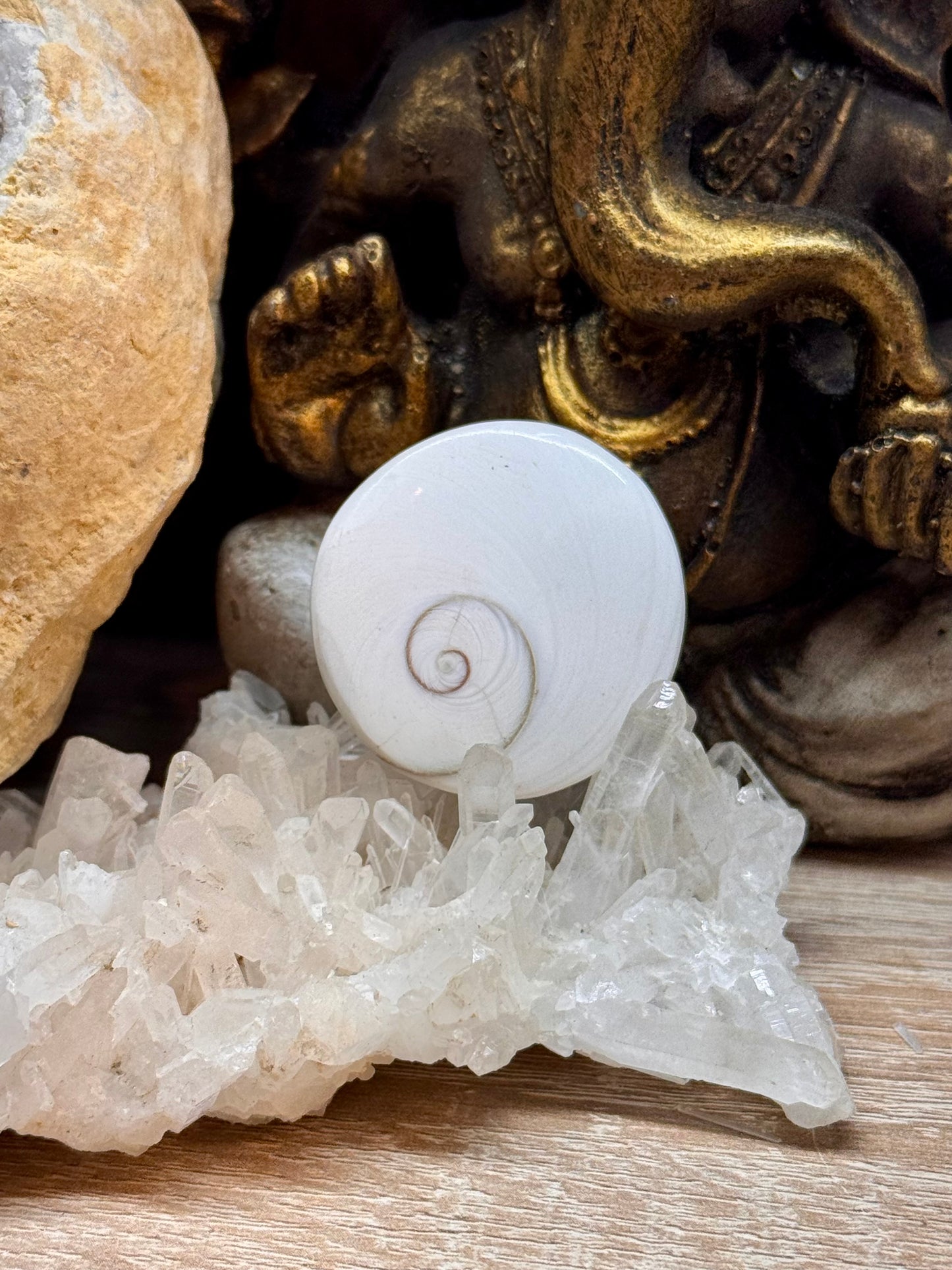 Galet rond Œil de Shiva