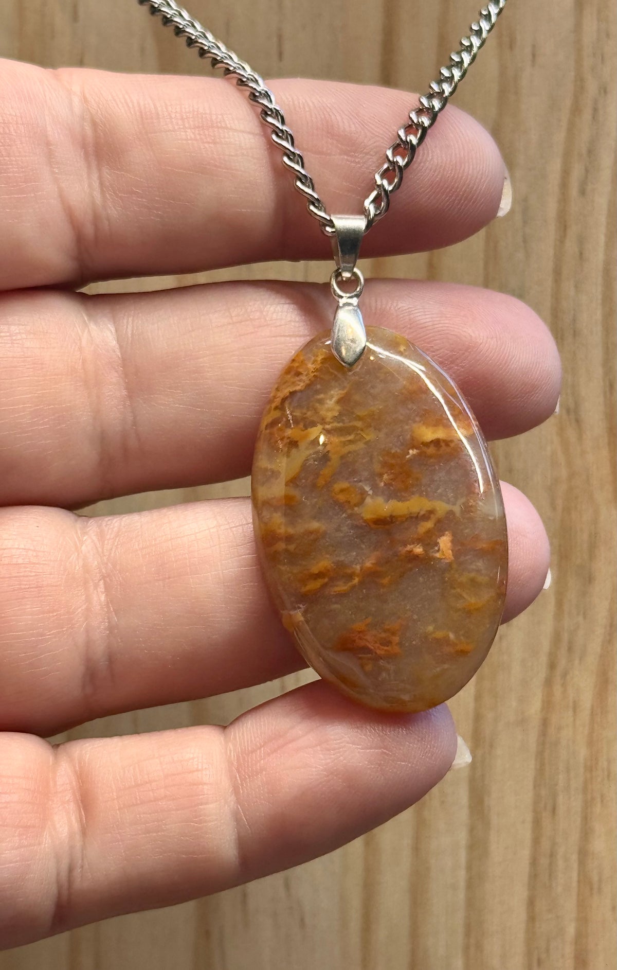 Pendentif d’Agate Rouge
