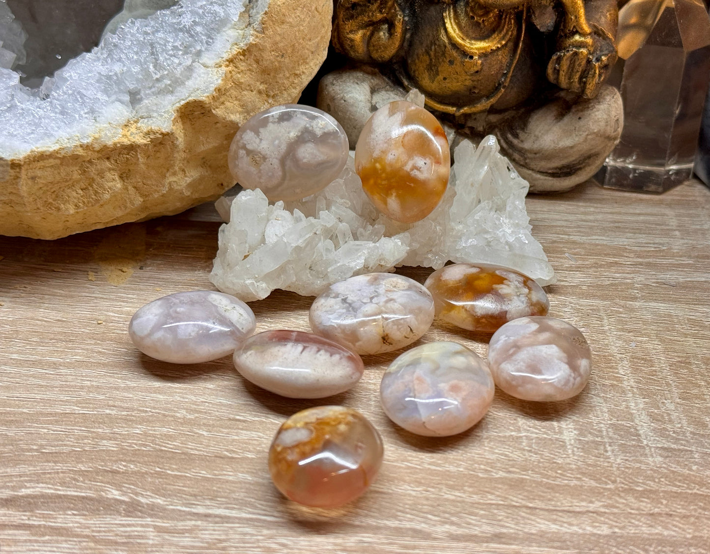 Pierre d’agate fleurs de cerisier
