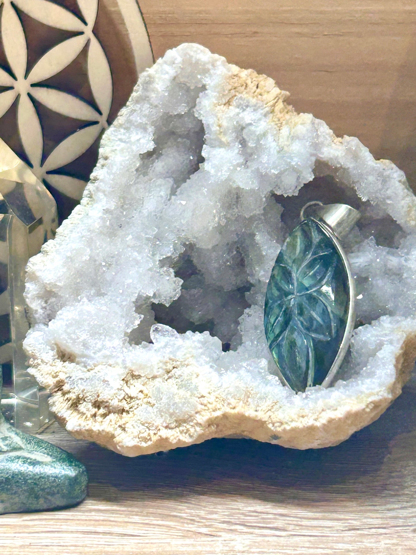 Pendentif de labradorite