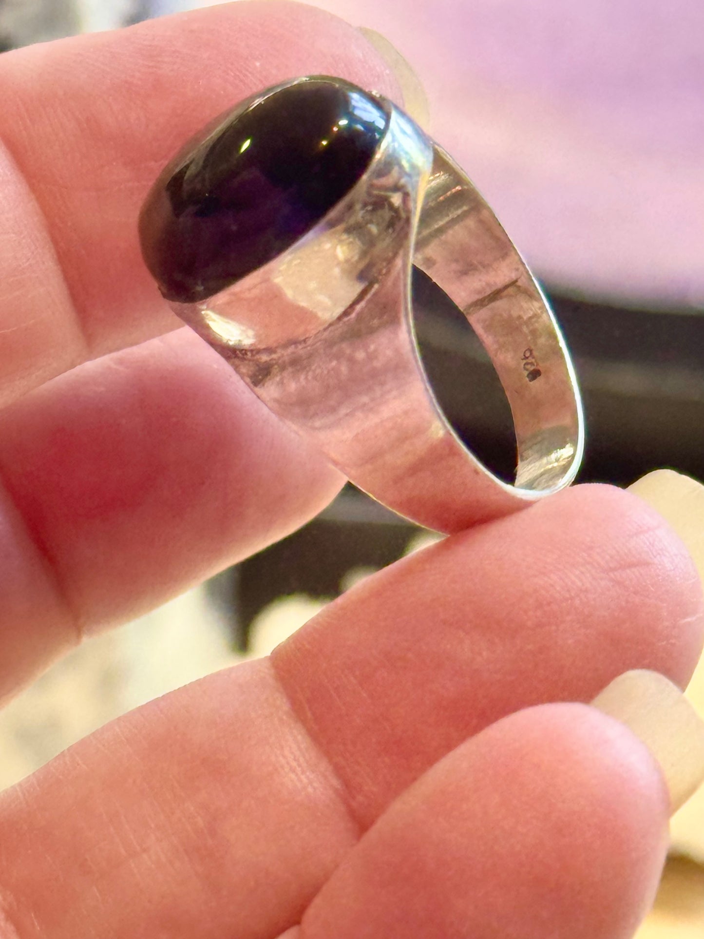 Bague Oeil de Tigre/Faucon T61