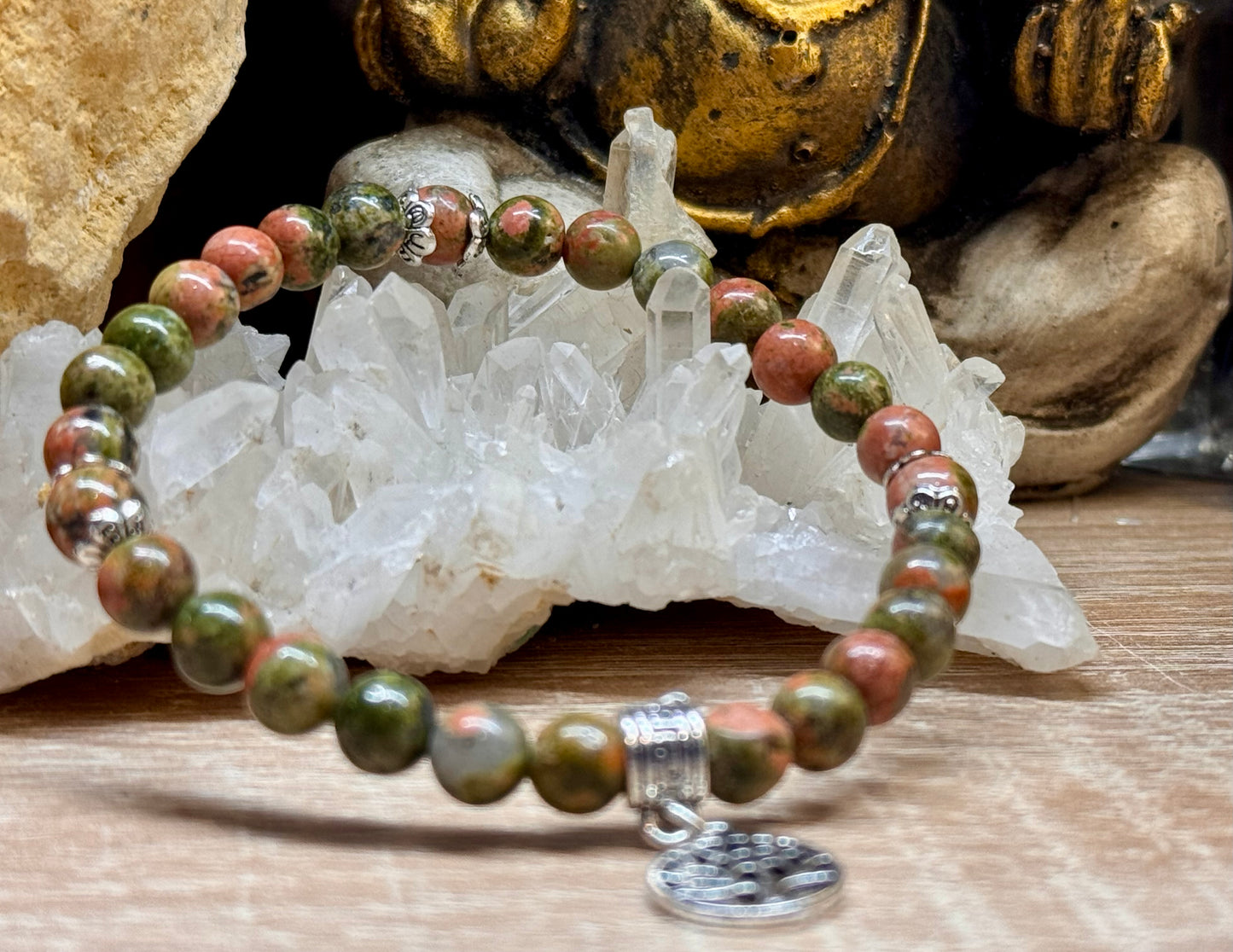 Bracelet Unakite "Équilibre et Calme"
