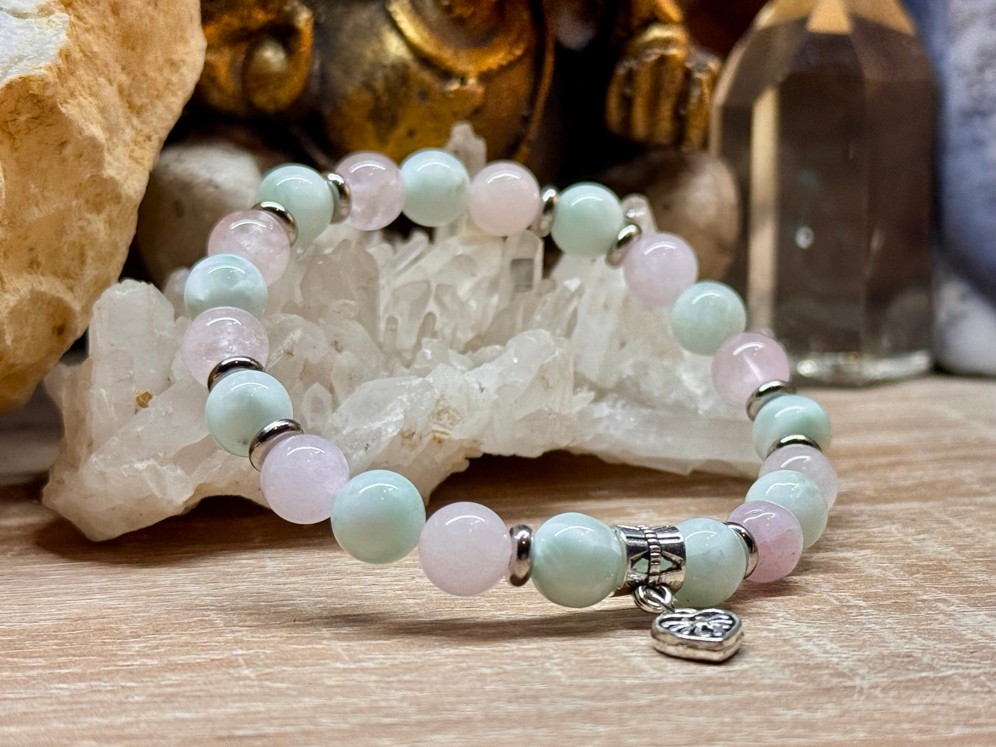 Bracelet "Compassion, Amour et Bonheur"