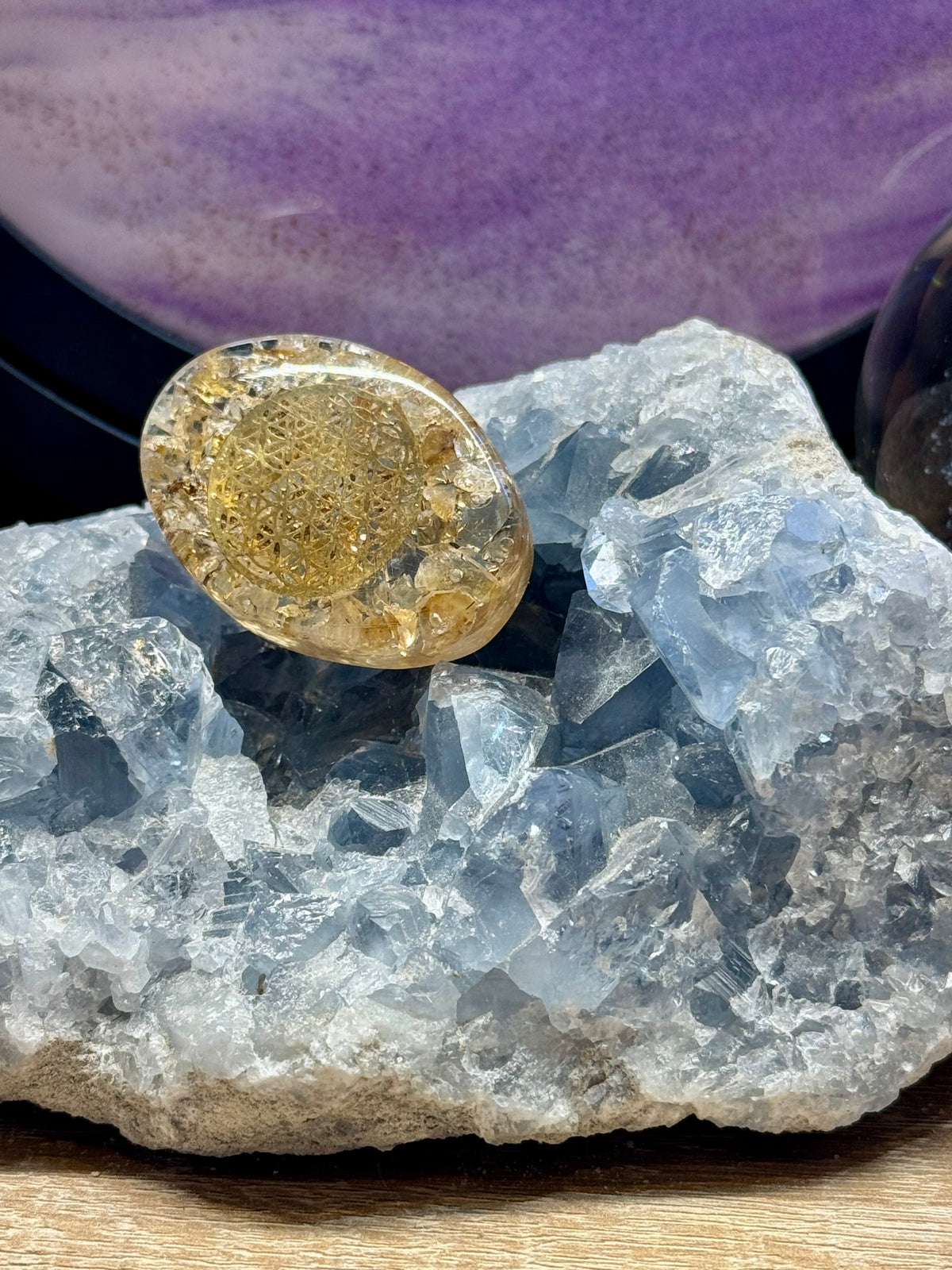 Petit galet de Citrine