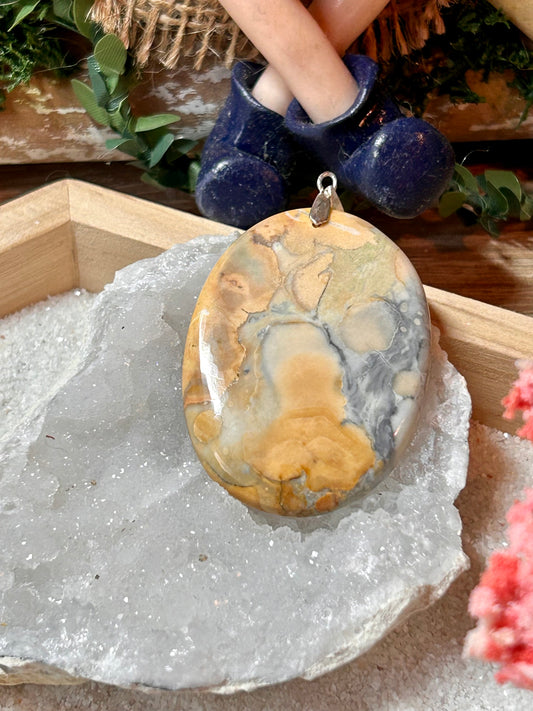 Pendentif de jaspe Maligano