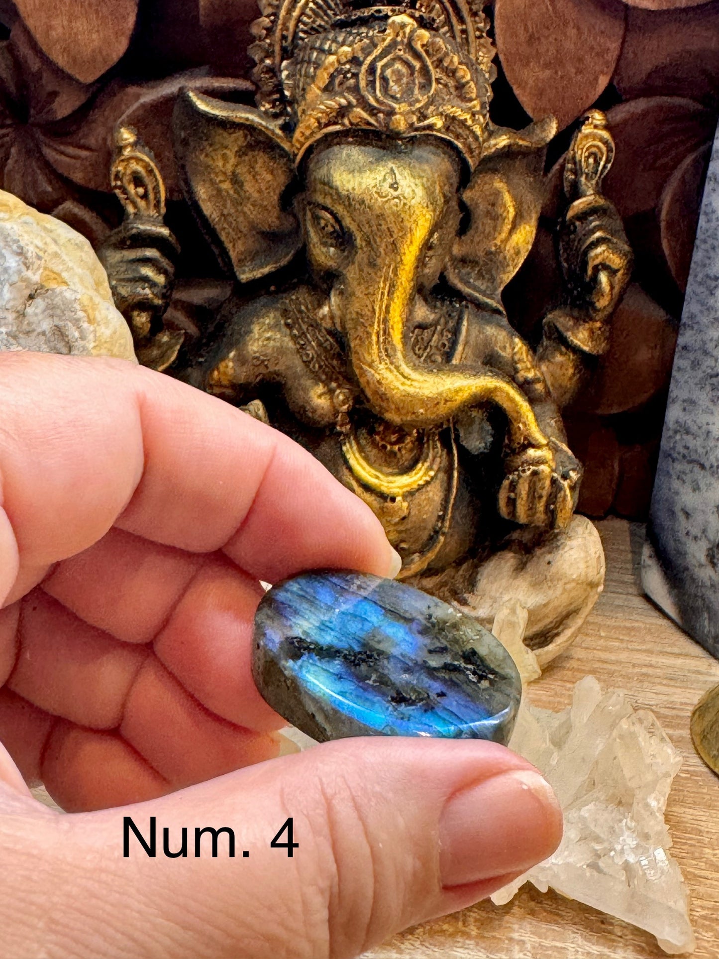 Galet de Labradorite