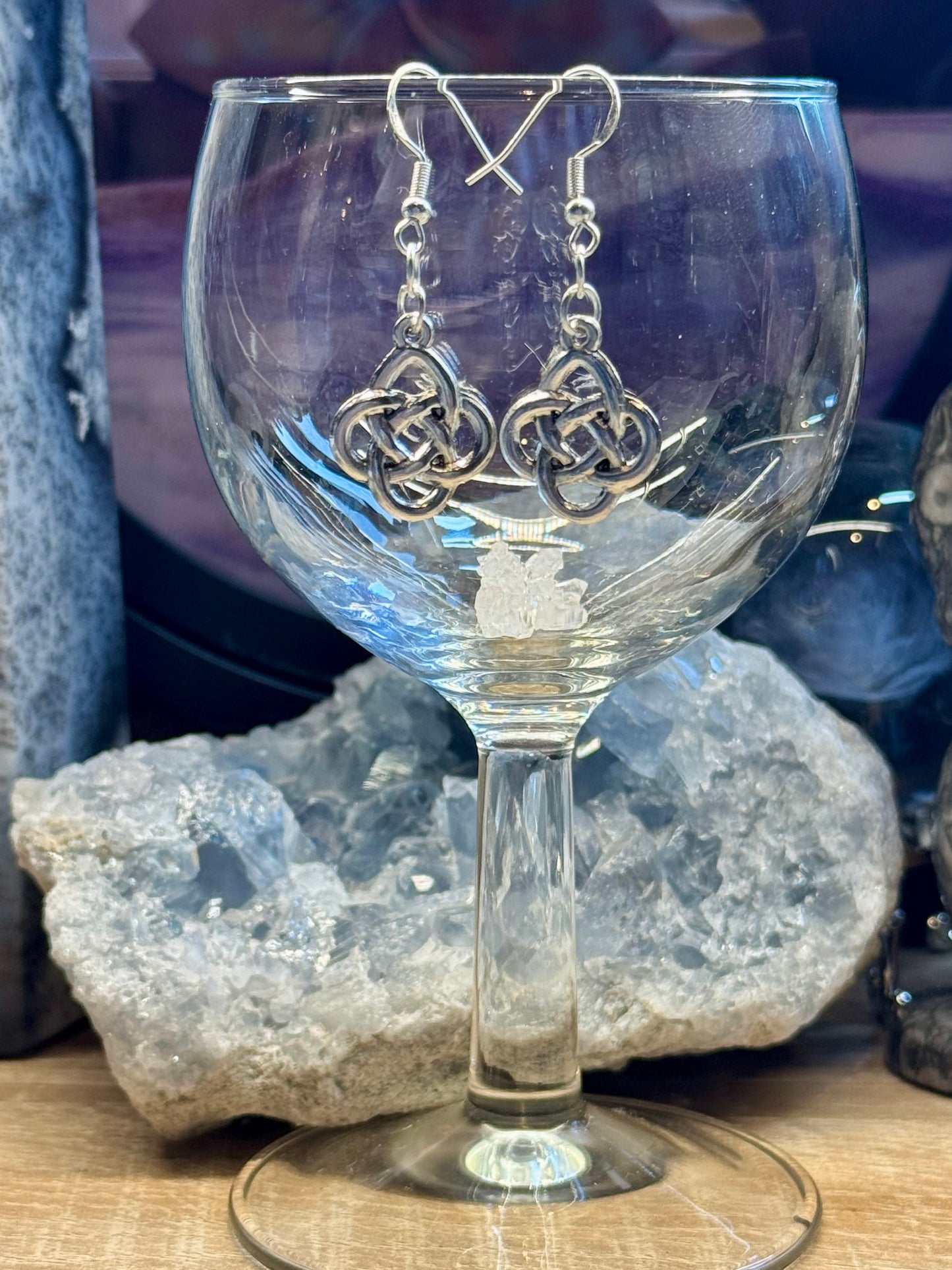 Boucles d’oreilles Noeud Infini