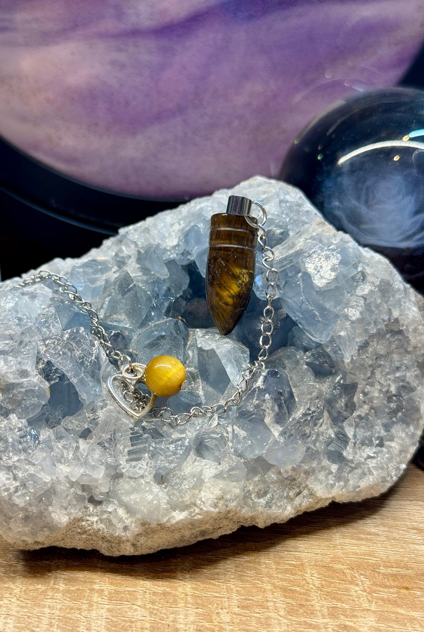 Pendule Oeil de Tigre