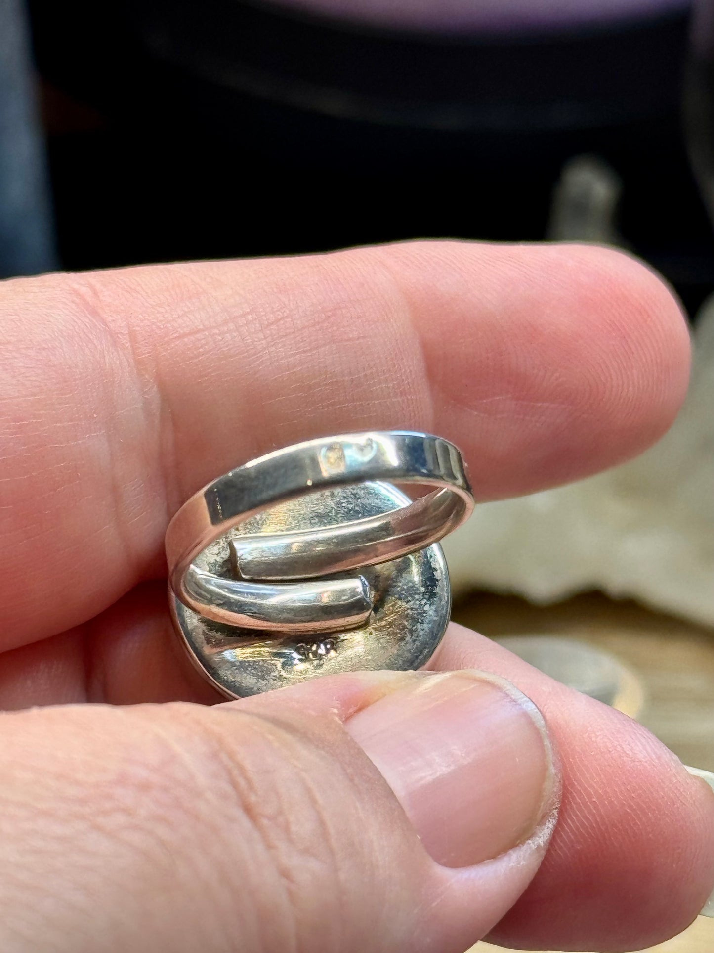 Bague Oeil de Shiva rond T51