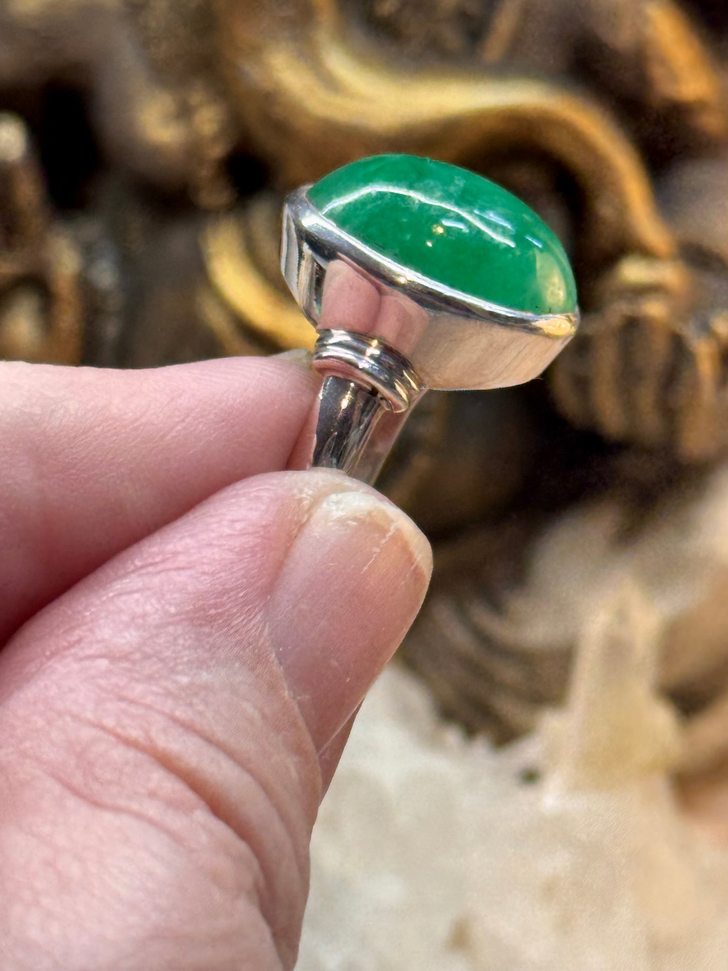 Bague de jade