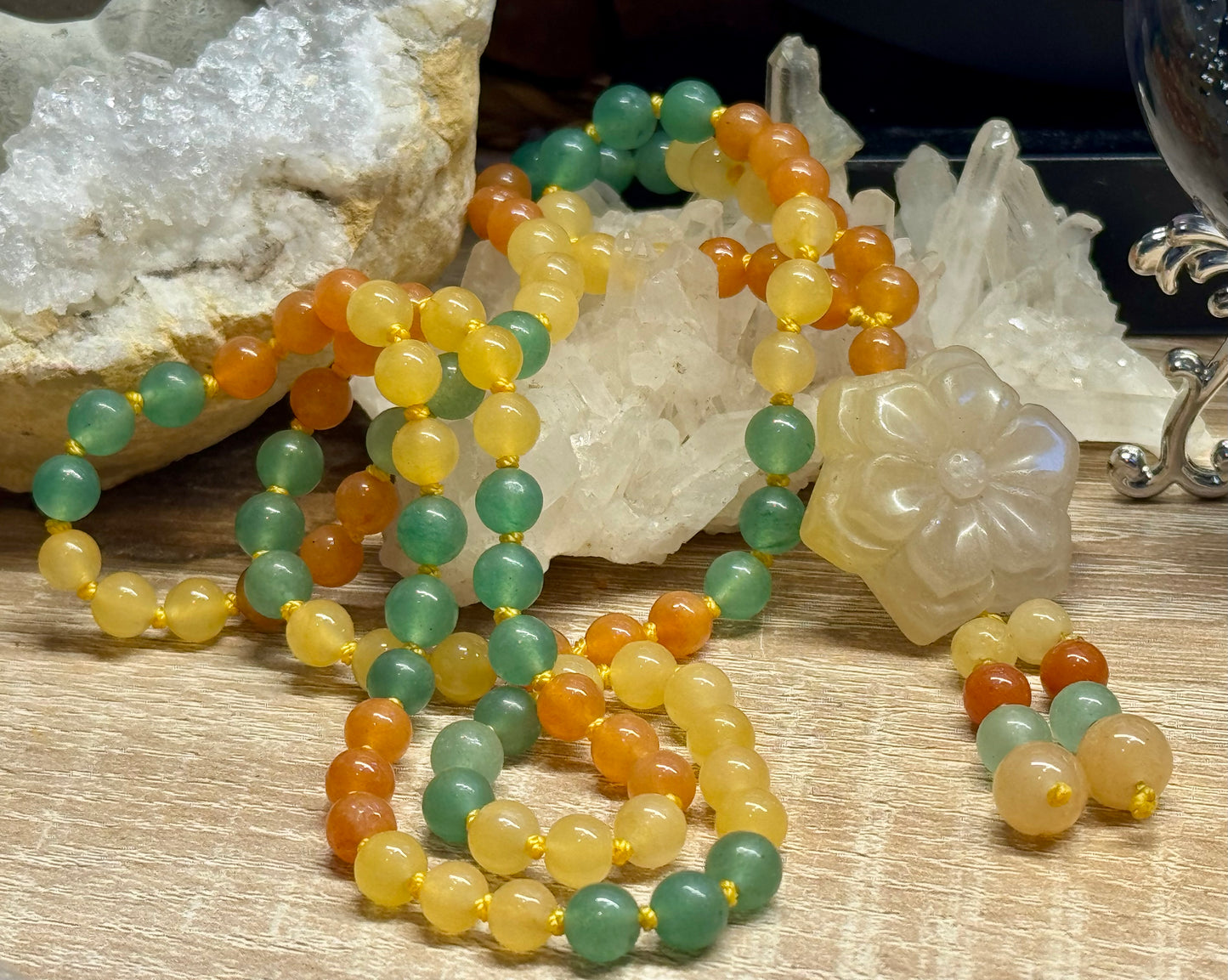 Collier en Aventurine 6mm