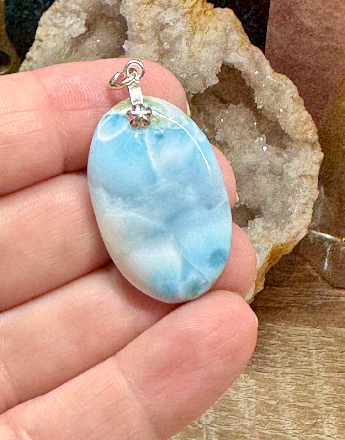 Pendentif de larimar