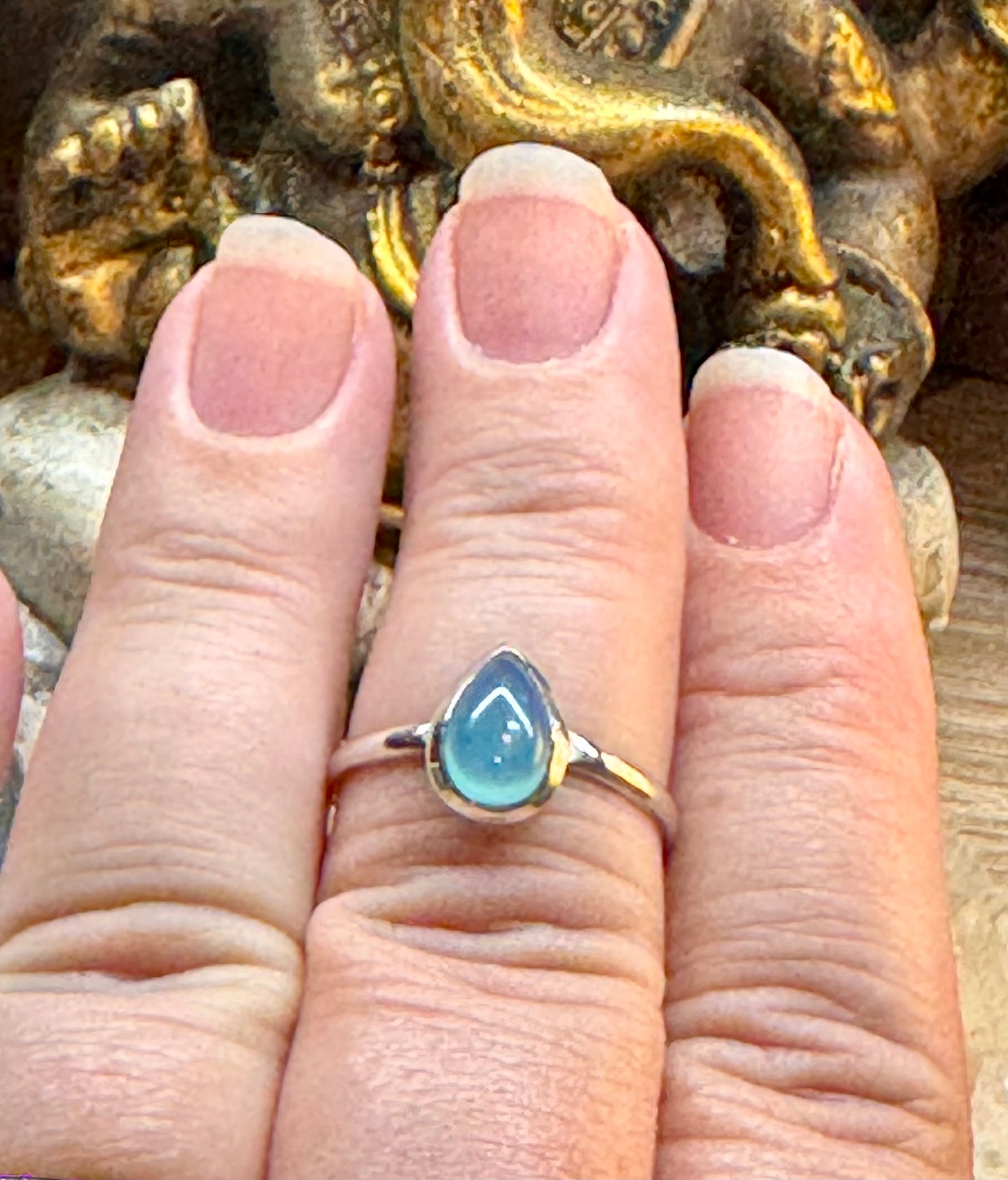 Bague calcédoine