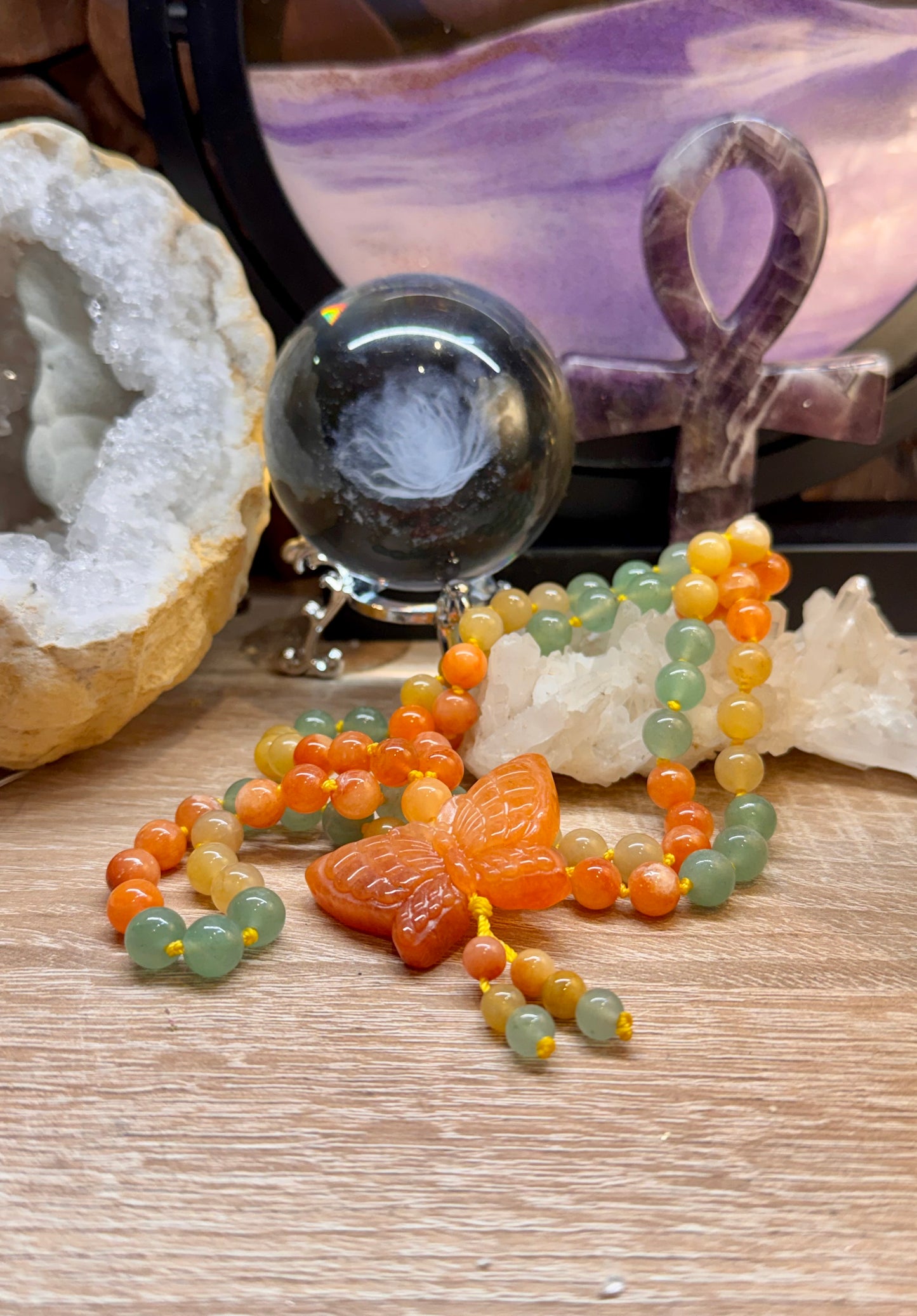 Collier en aventurine