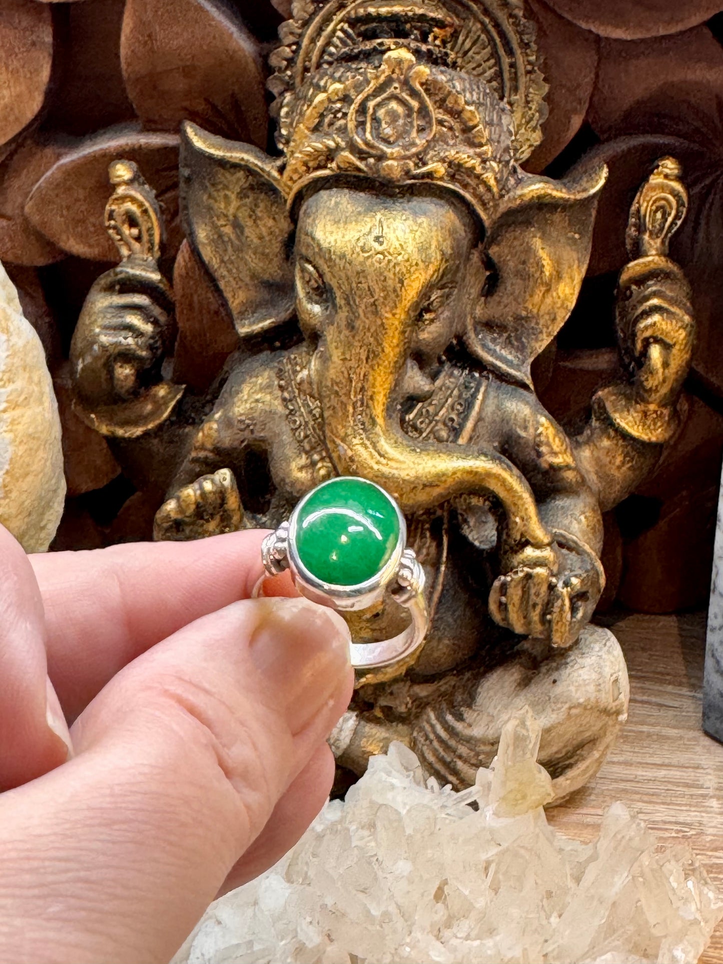 Bague de jade