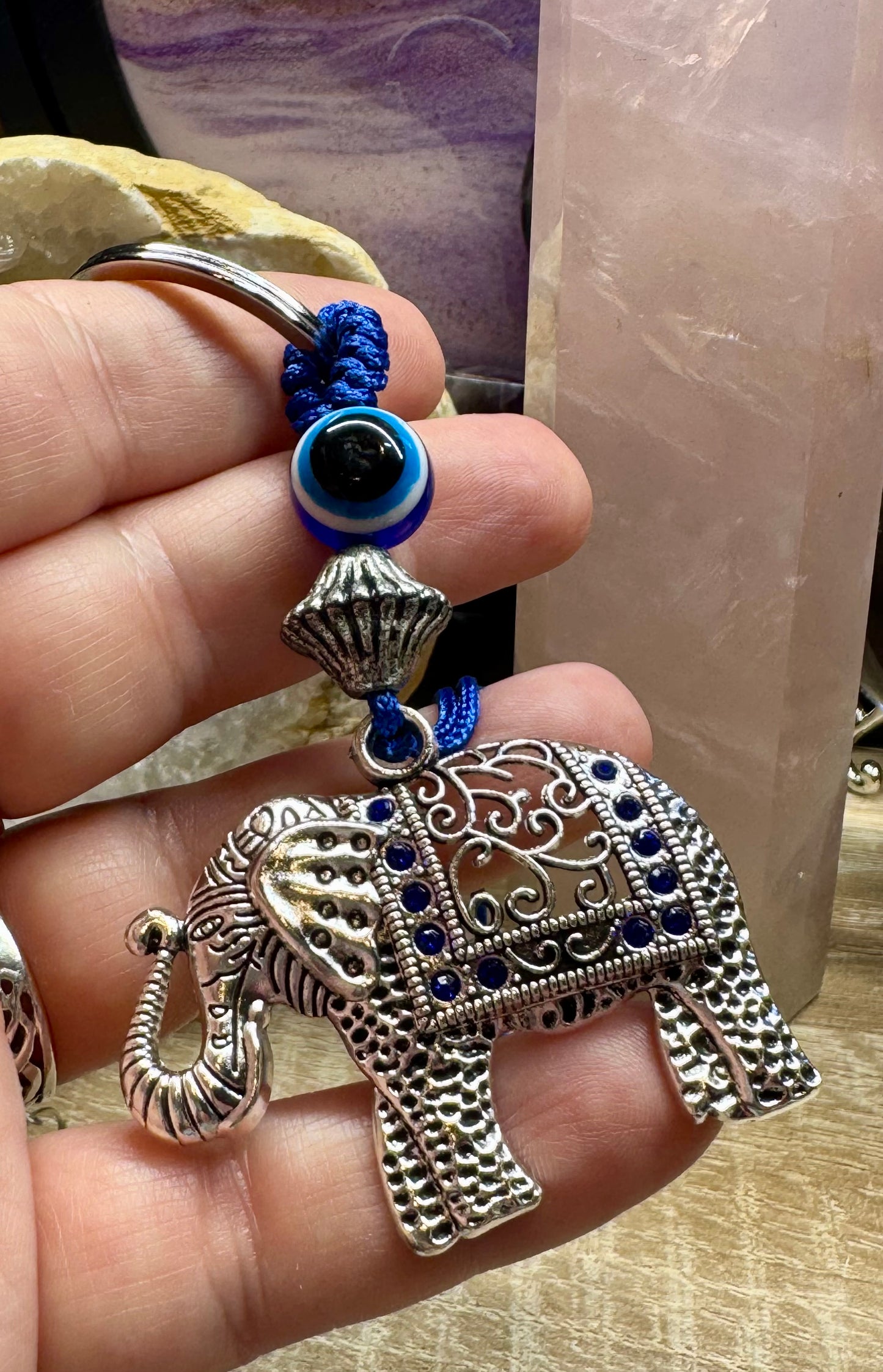 Porte-clé Éléphant et Oeil