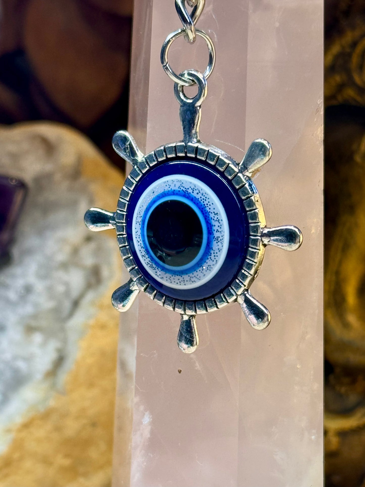 Porte-clé Œil de Nazar et Gouvernail