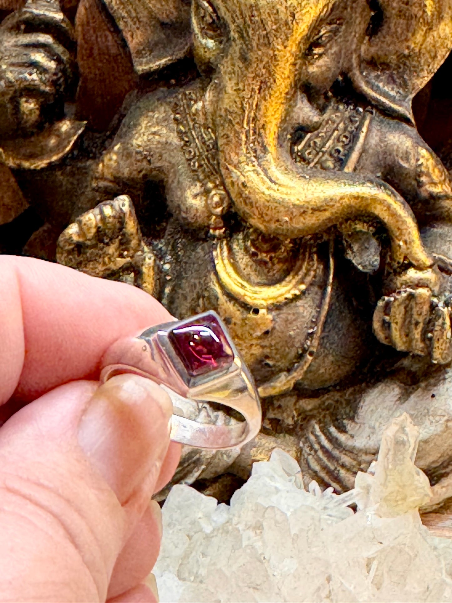 Bague Grenat T56