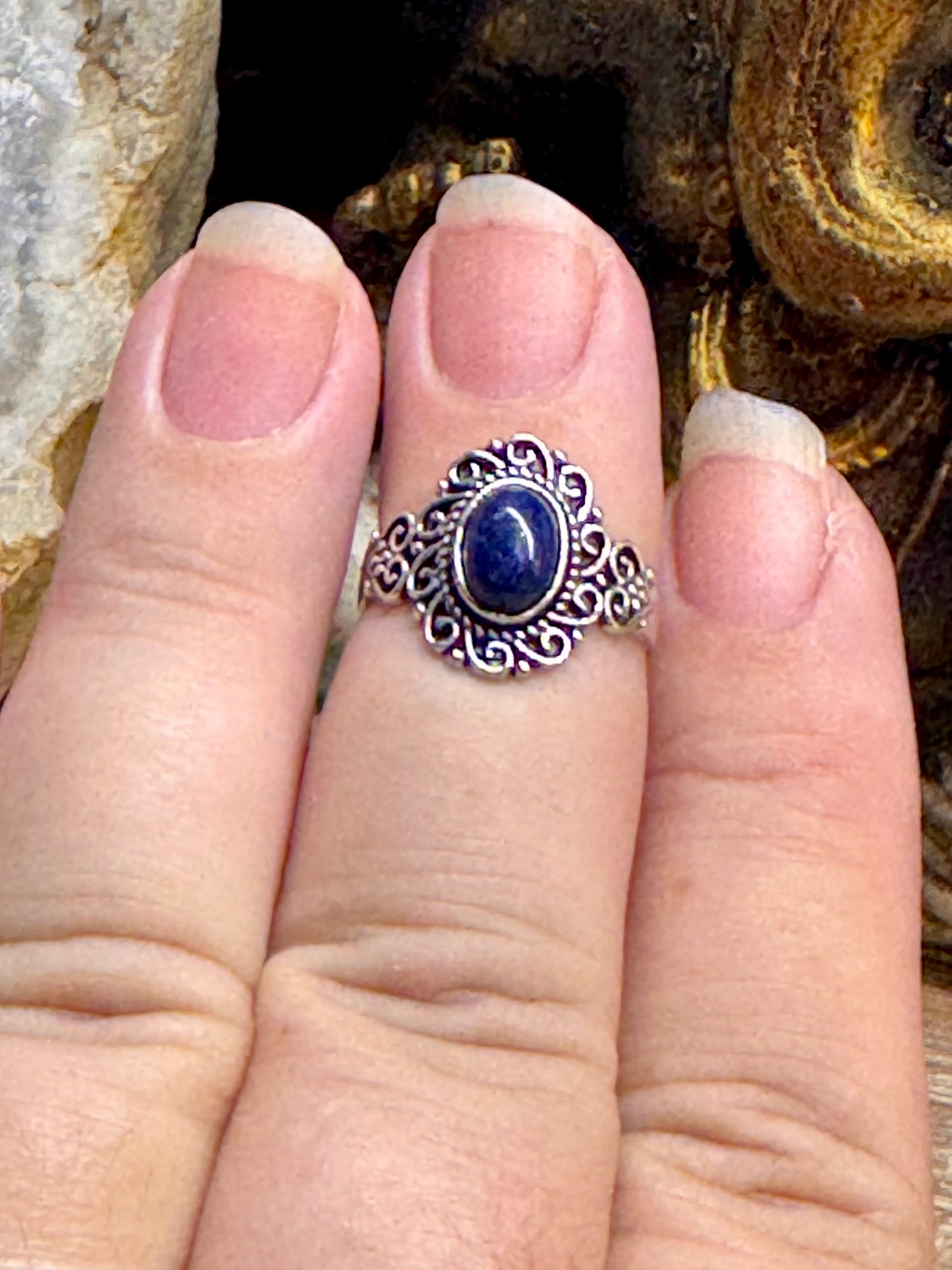 Bague Lapis-Lazuli T49