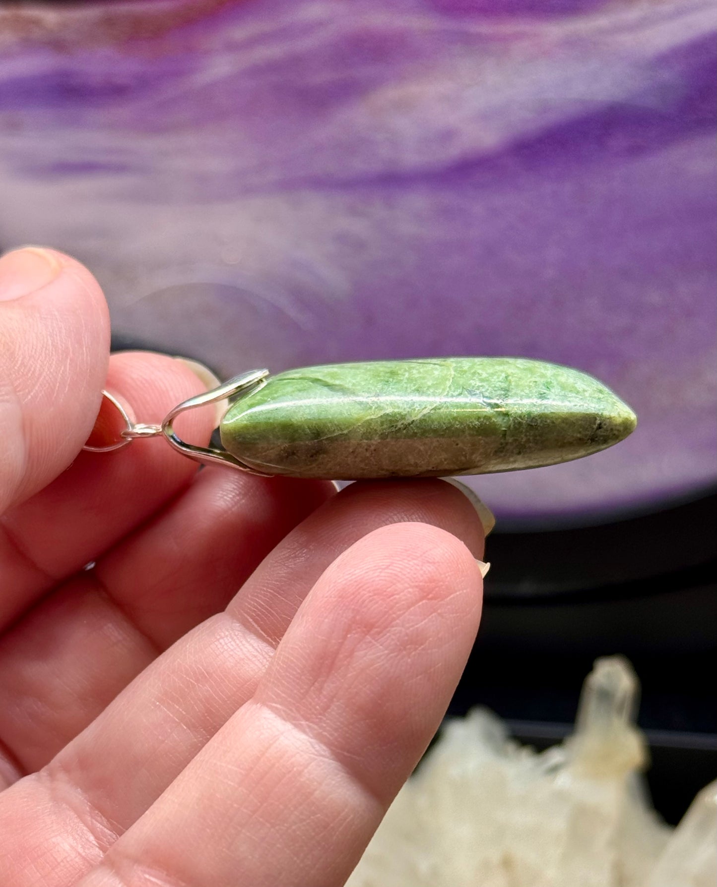 Pendentif de serpentine