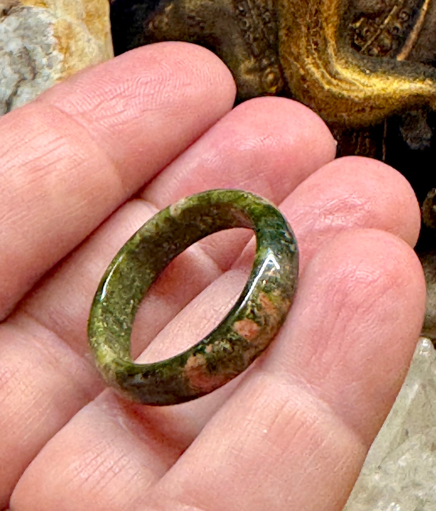 Anneau d’Unakite T65