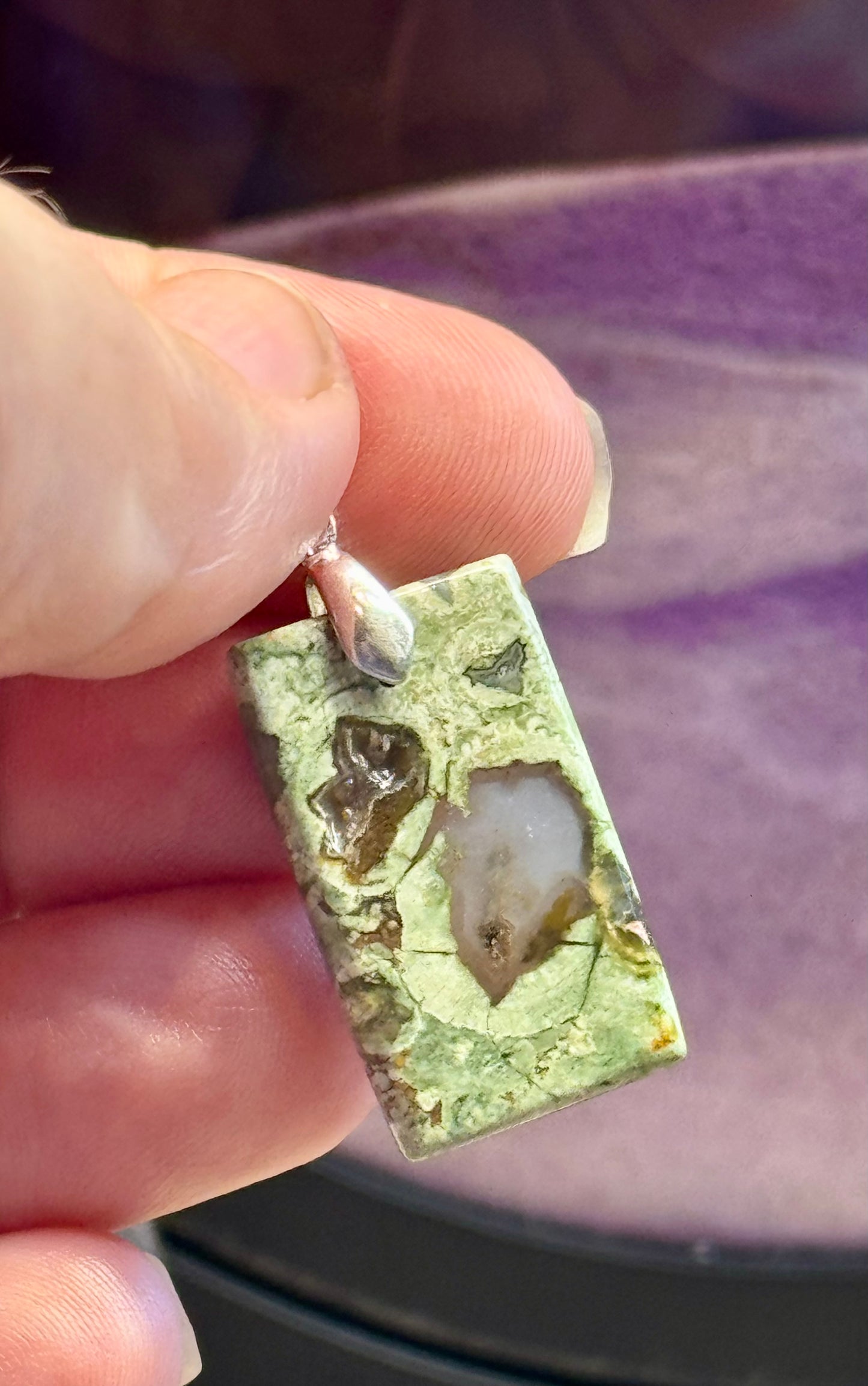 Pendentif en Rhyolite