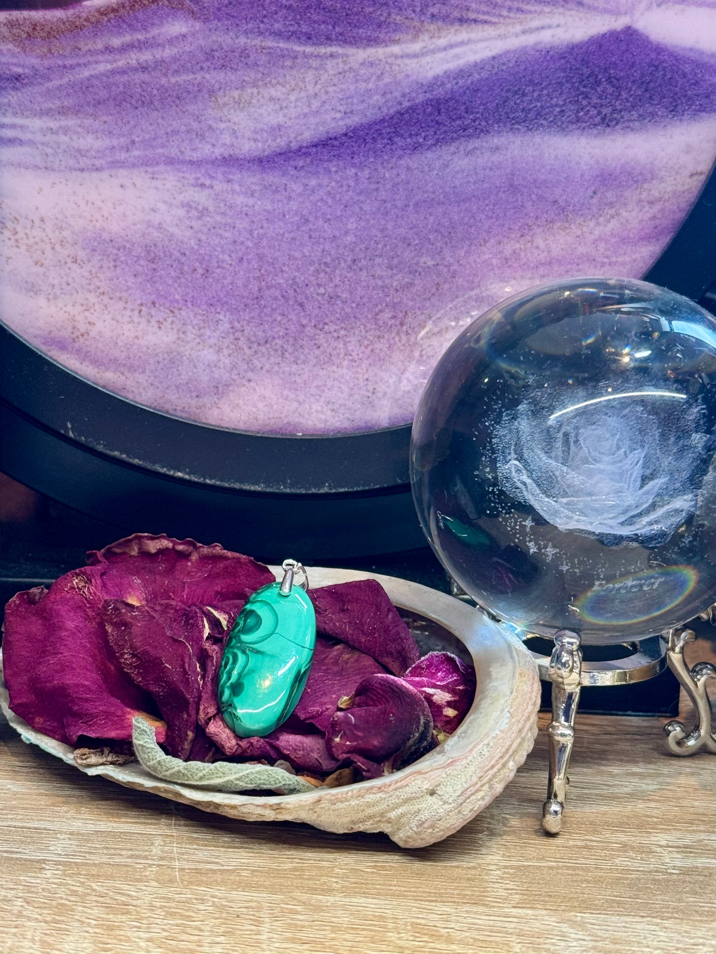 Pendentif de Malachite