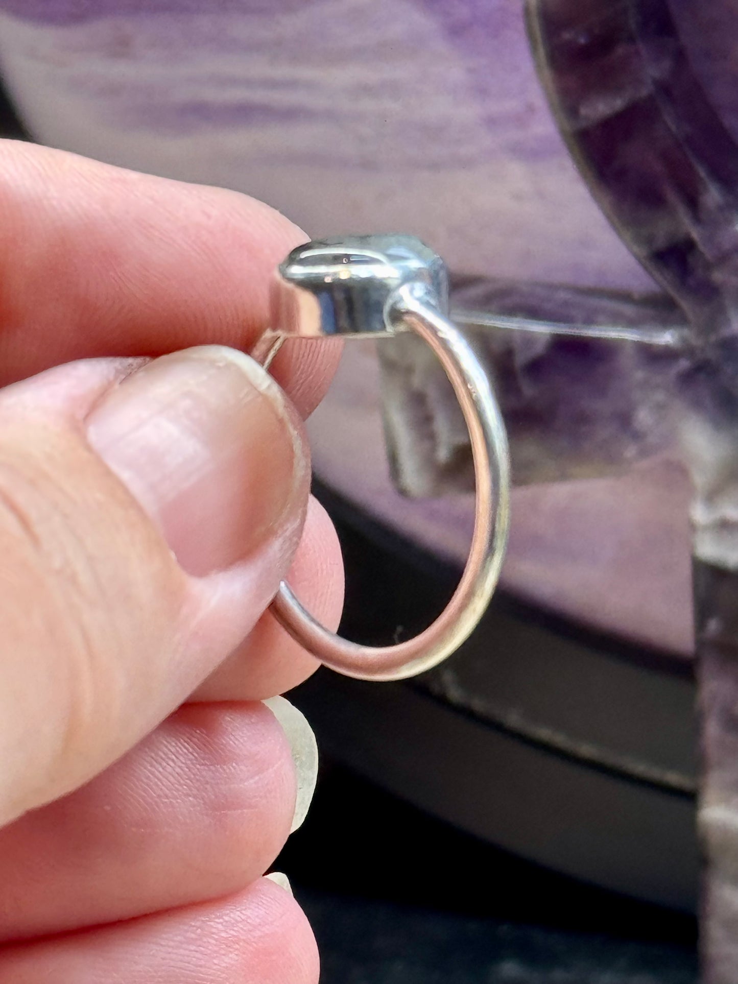 Bague Labradorite T60