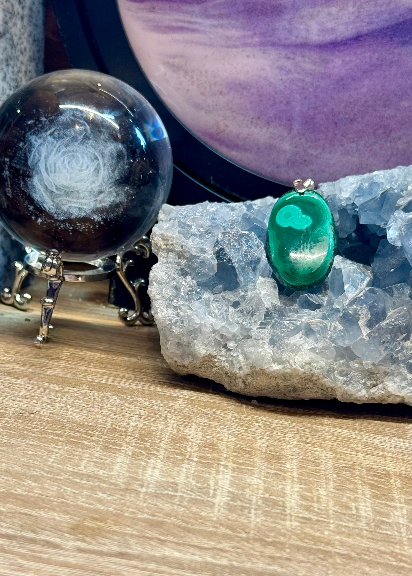 Pendentif de Malachite