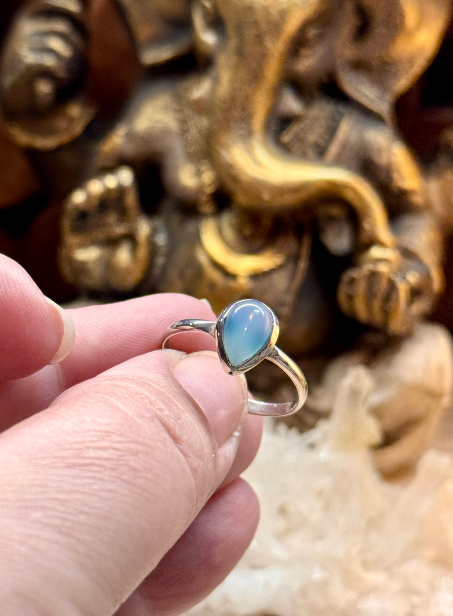 Bague calcédoine