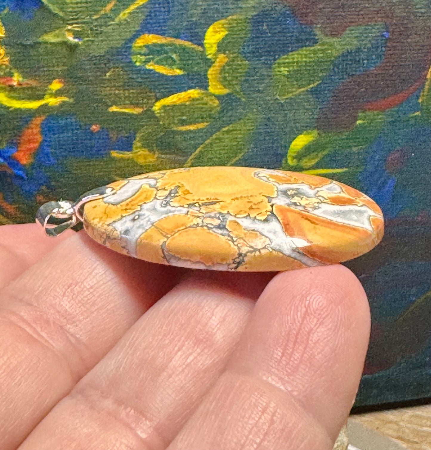 Pendentif de jaspe Maligano