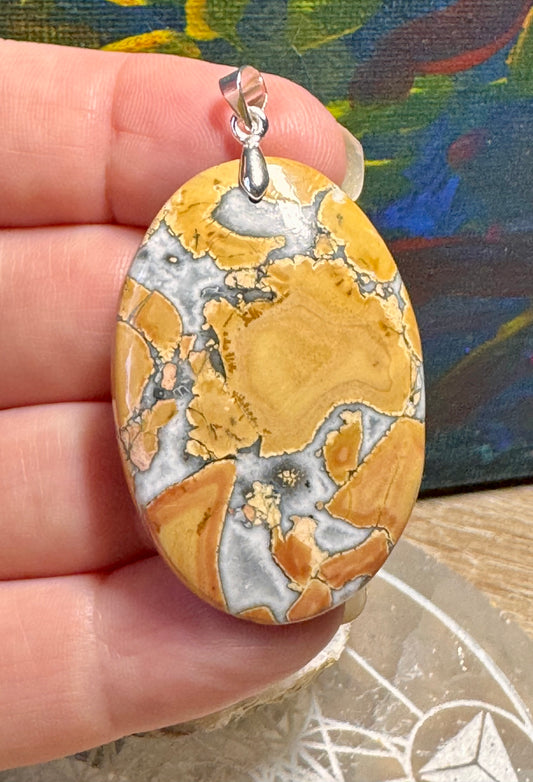 Pendentif de jaspe Maligano